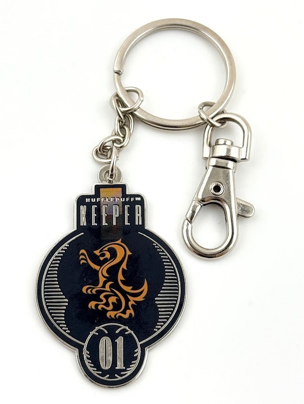 Wizarding World Harry Potter Universal Studios Parks Keychain Hufflepuff Keeper