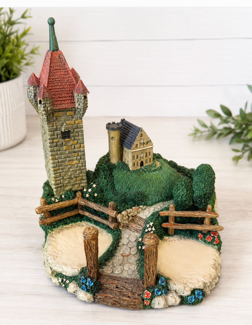 Goebel Hummelscapes Strolling Through the Park #937-D 1996 Castle Display