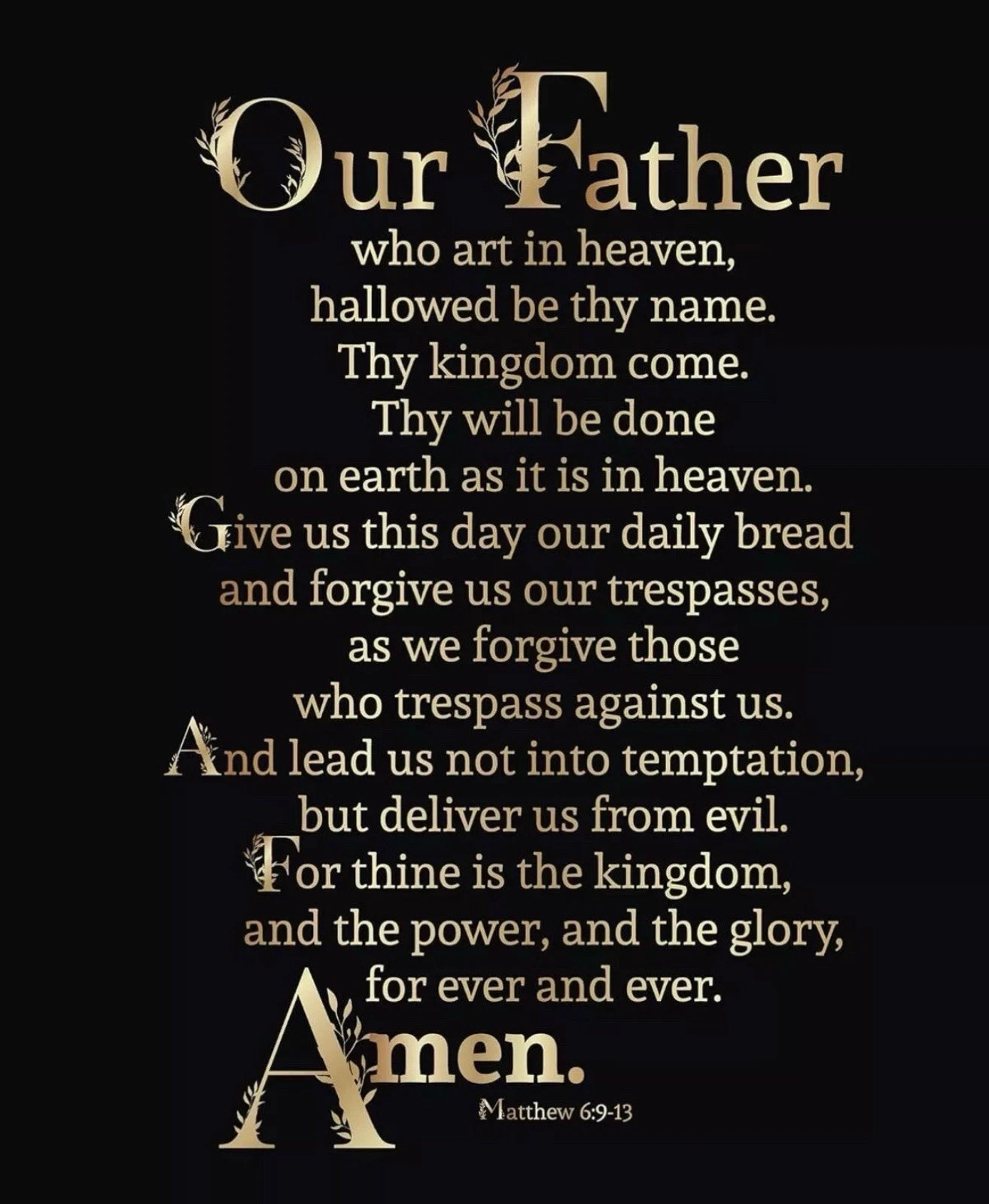 THE LORDS PRAYER 8.5X11 PHOTO GOD FATHER SON JESUS CHRIST HEAVEN ANGEL POSTER