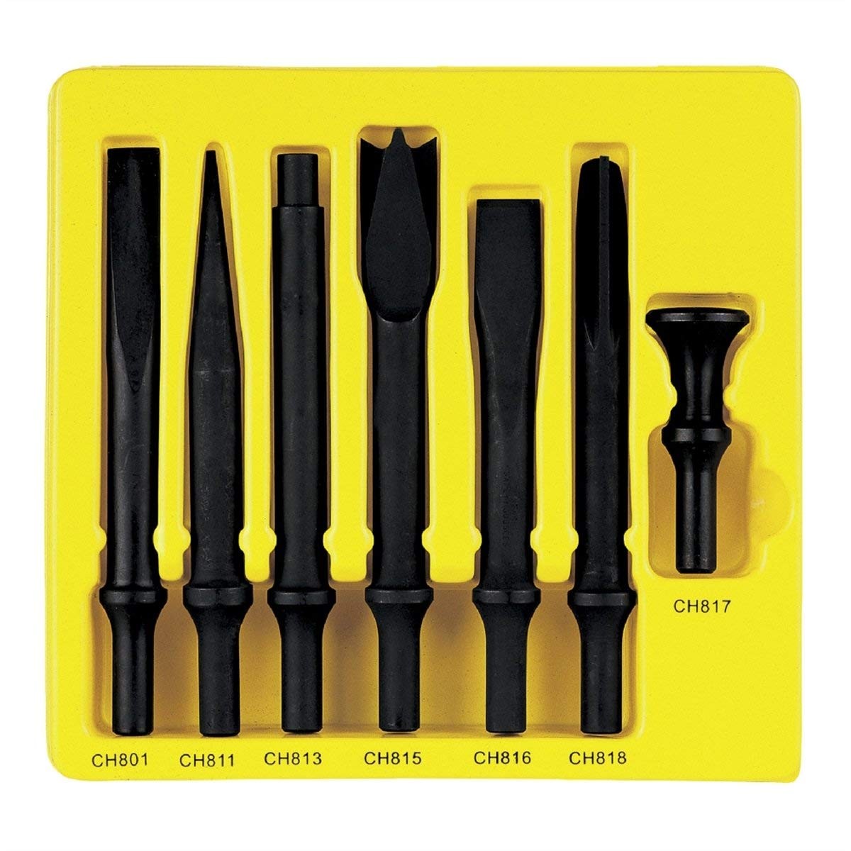 Grey Pneumatic CS807 7-Piece Chisel Socket Set