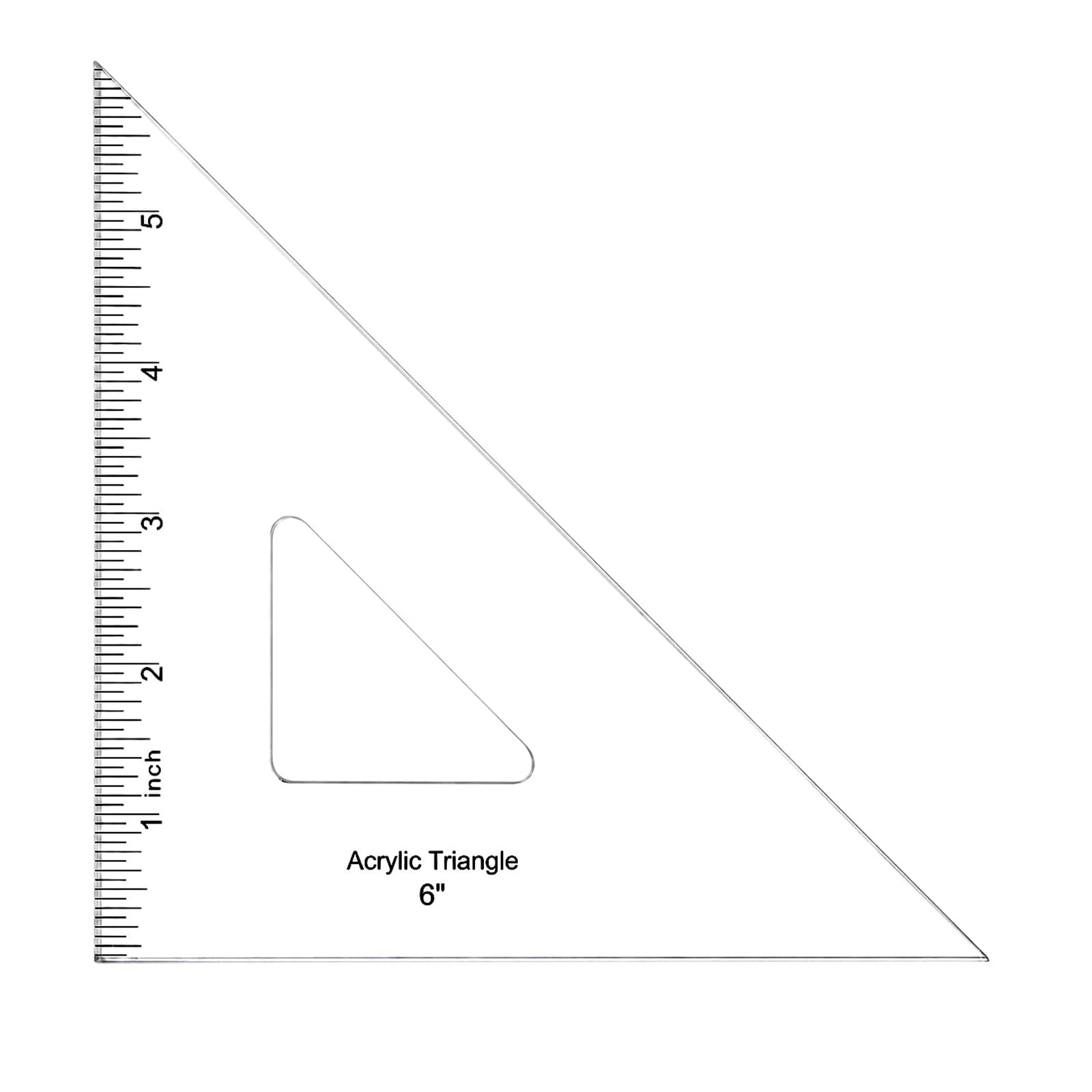 Coopay 6 Inch Drafting Triangle 45/90 Degree Coopay 6 Inch Drafting Triangle 45/90 Degree