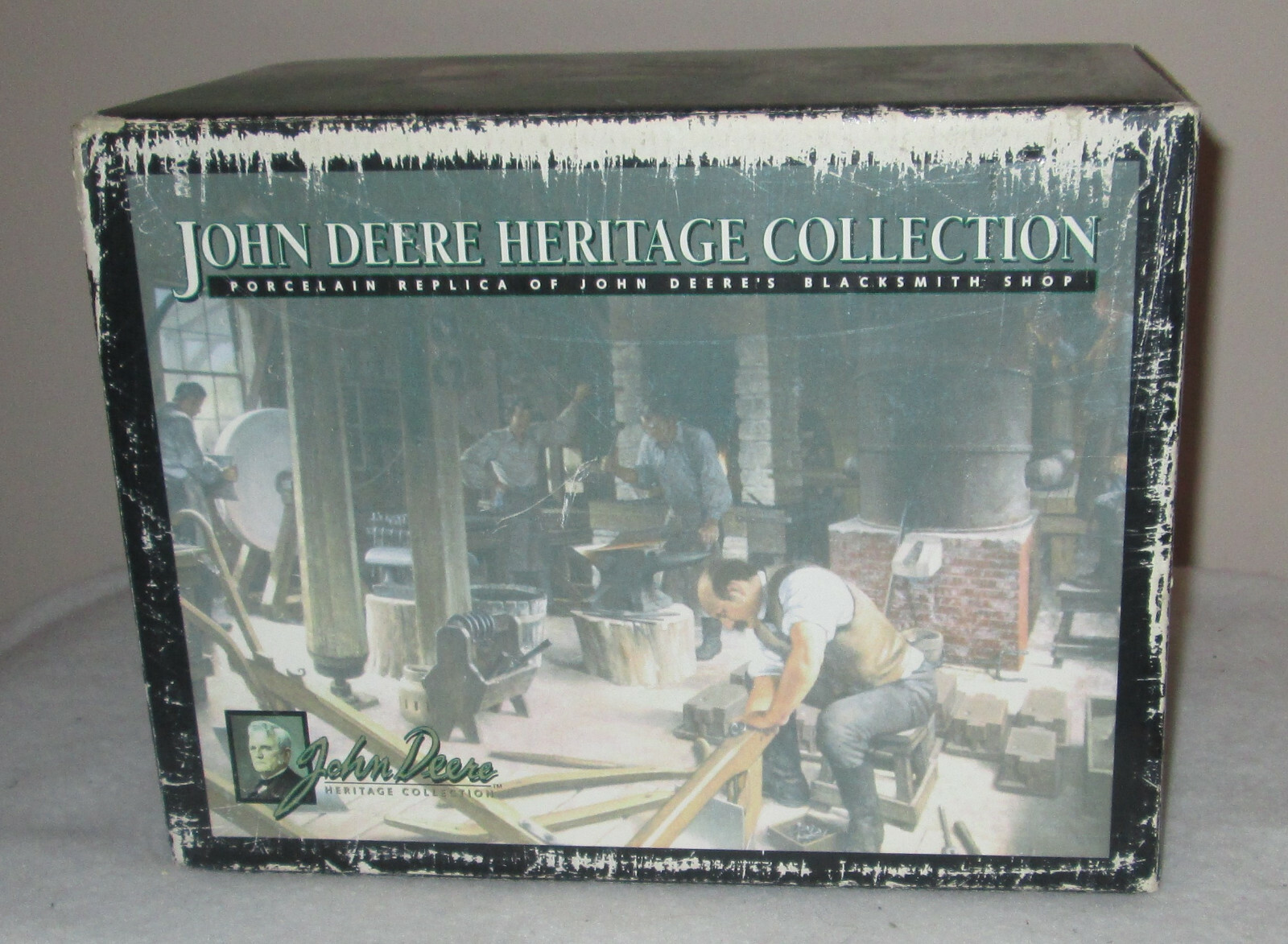 John Deere Heritage Collection Porcelain Replica of the BLACKSMITH SHOP
