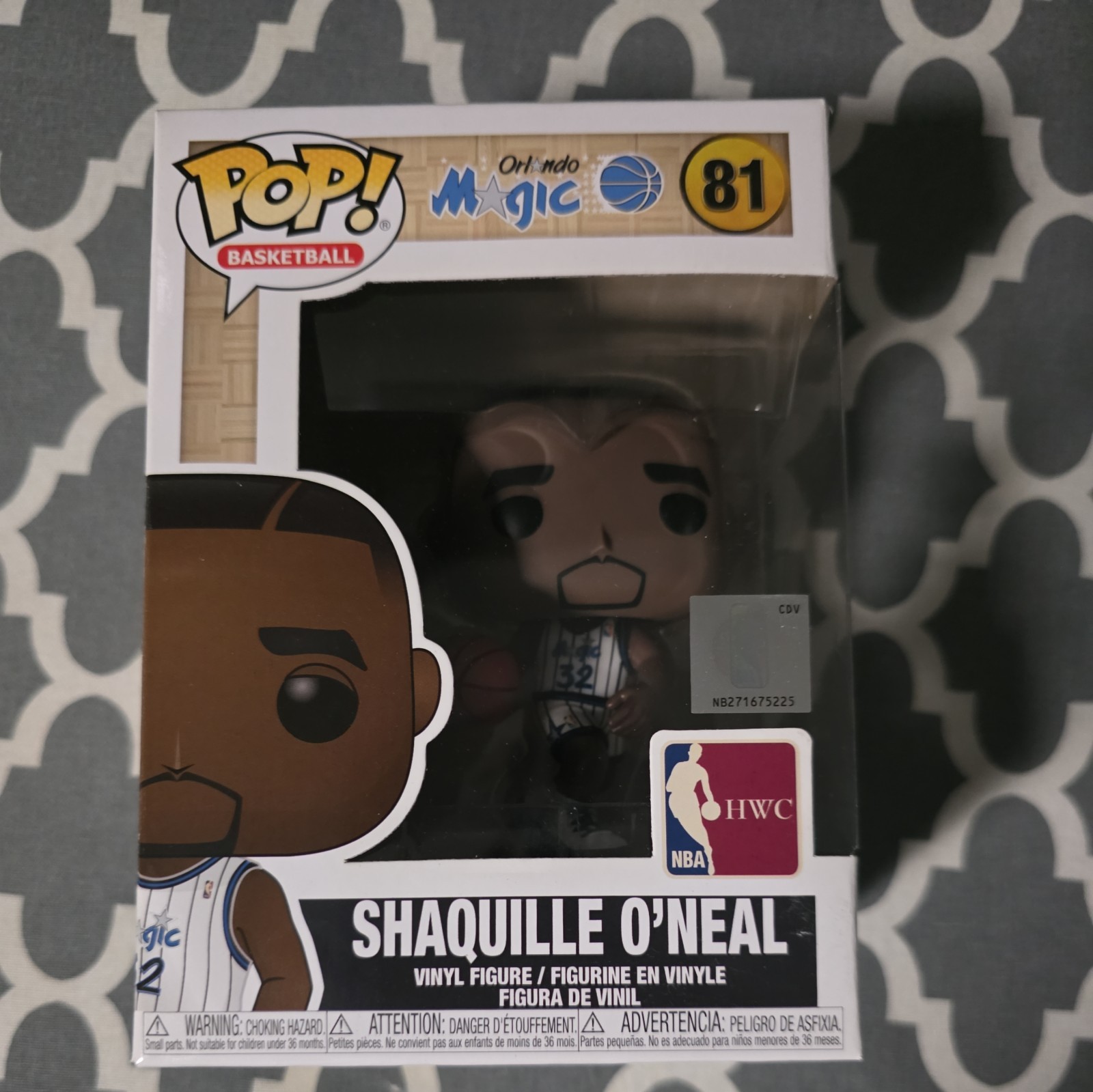 Funko Pop Vinyl: Shaquille O'Neal (Magic home) #81