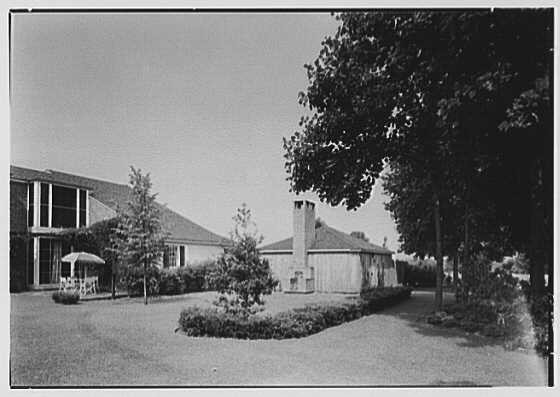 Photo:Vineland New Jersey Maxson A Eddy Residence Fireplace Terrace 1900s