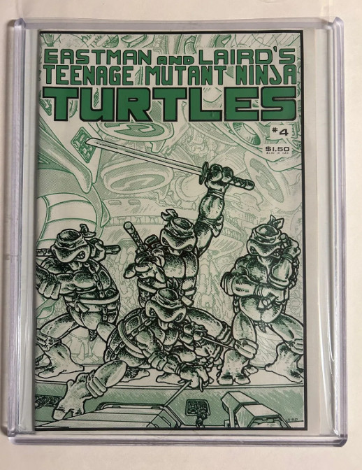 Teenage Mutant Ninja Turtles #4 Mirage Studios 1985 Eastman Laird 1st Print