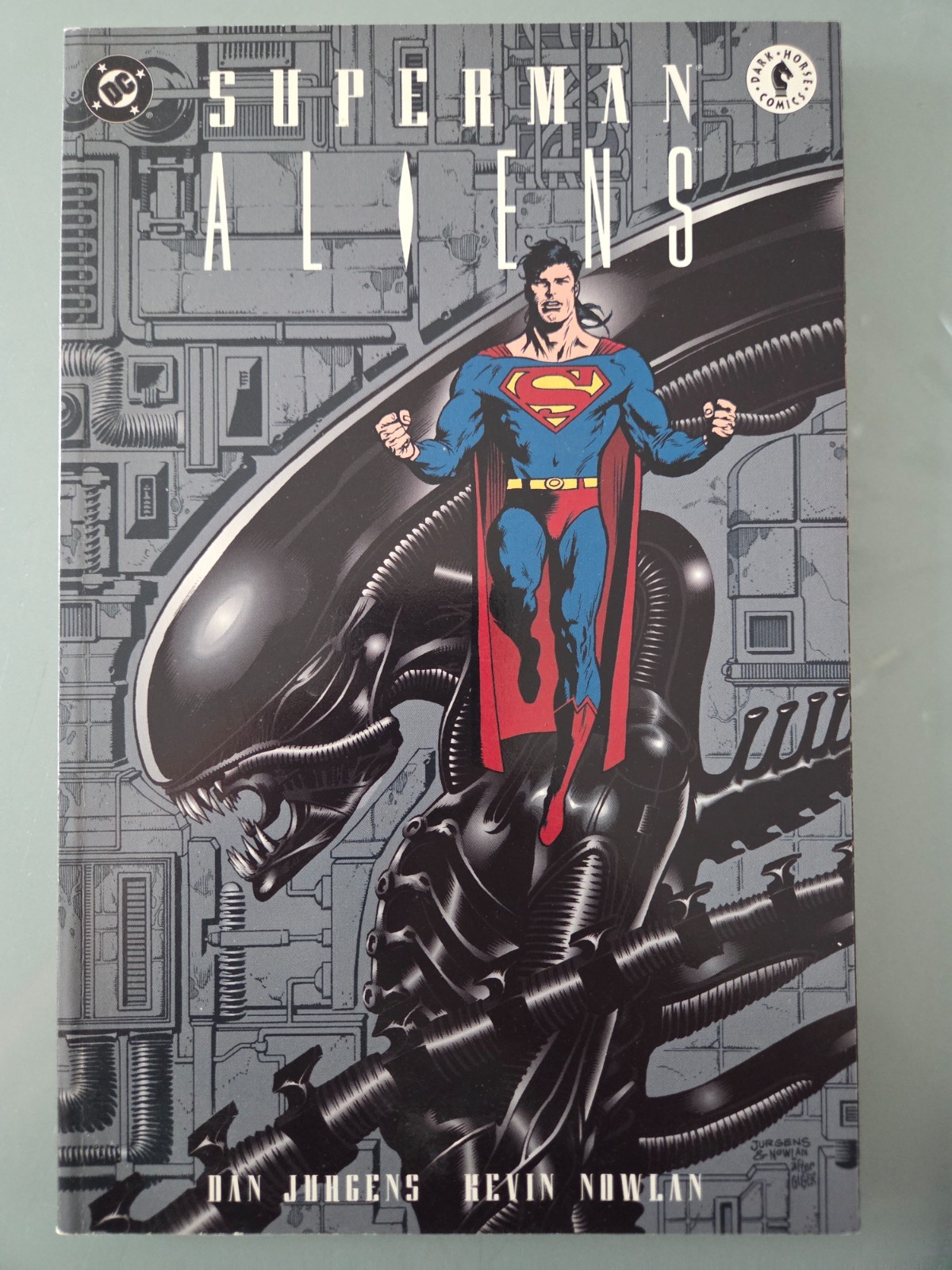 SUPERMAN ALIENS #1-3 PRESTIGE FORMAT (1995) DC DARK HORSE COMICS FULL SERIES