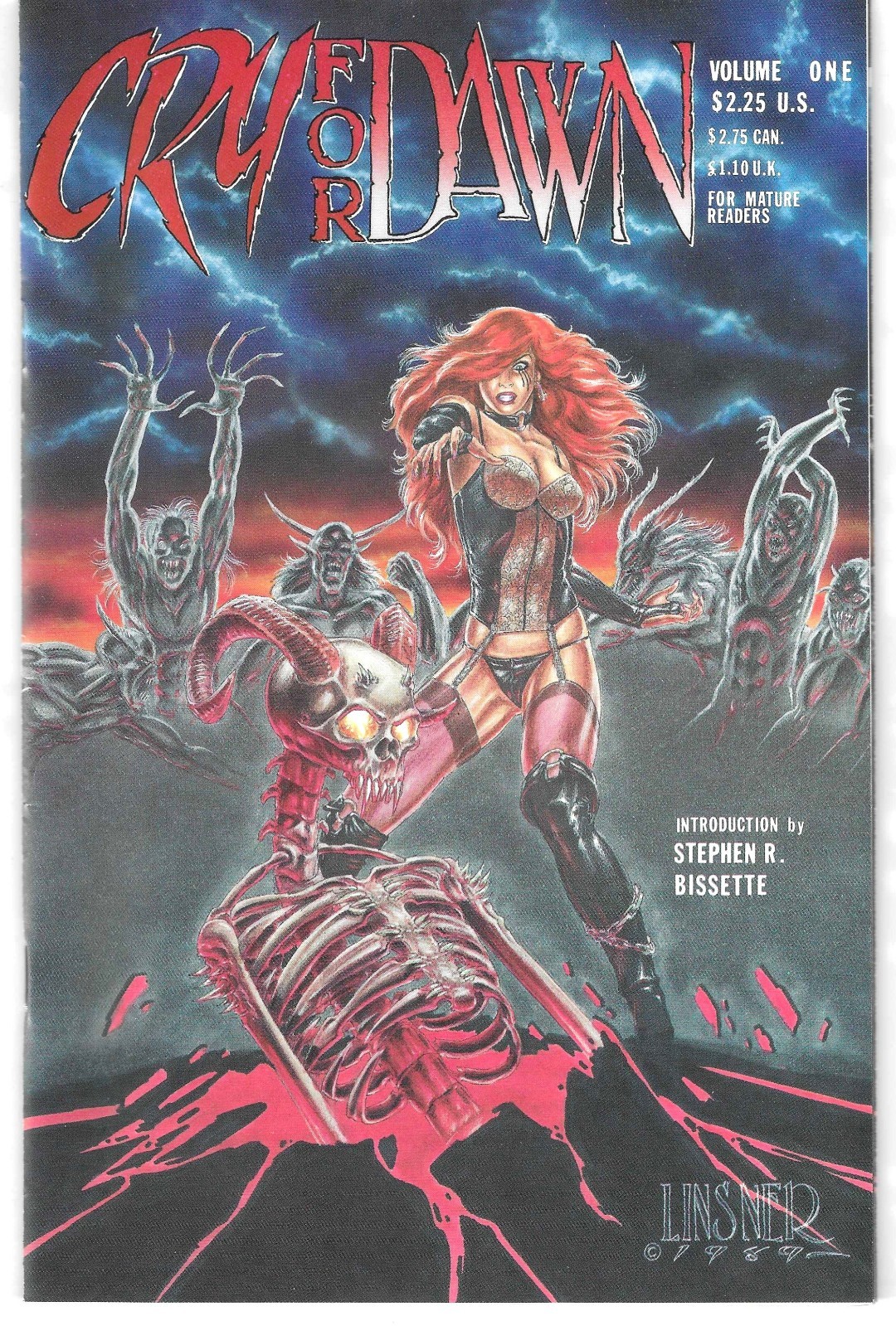 Cry For Dawn #1 thru #9 all First prints plus #1 2nd print complete  1989 series