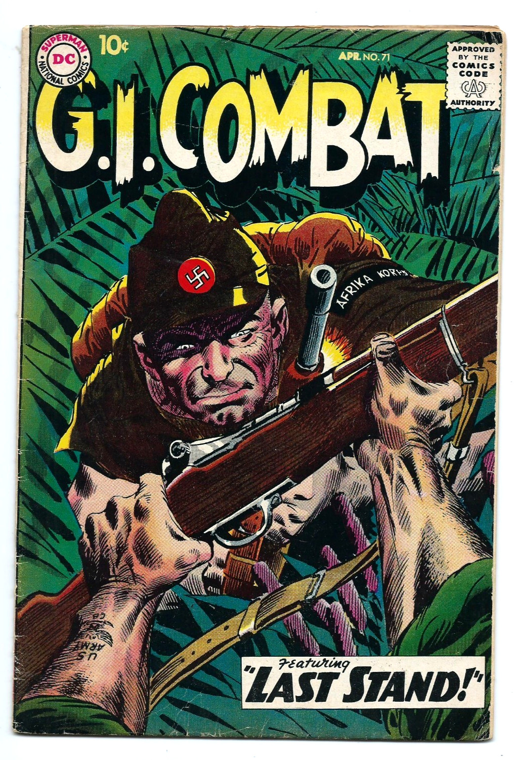 G.I. COMBAT #71 -- DC SILVER AGE WAR COMIC -- 