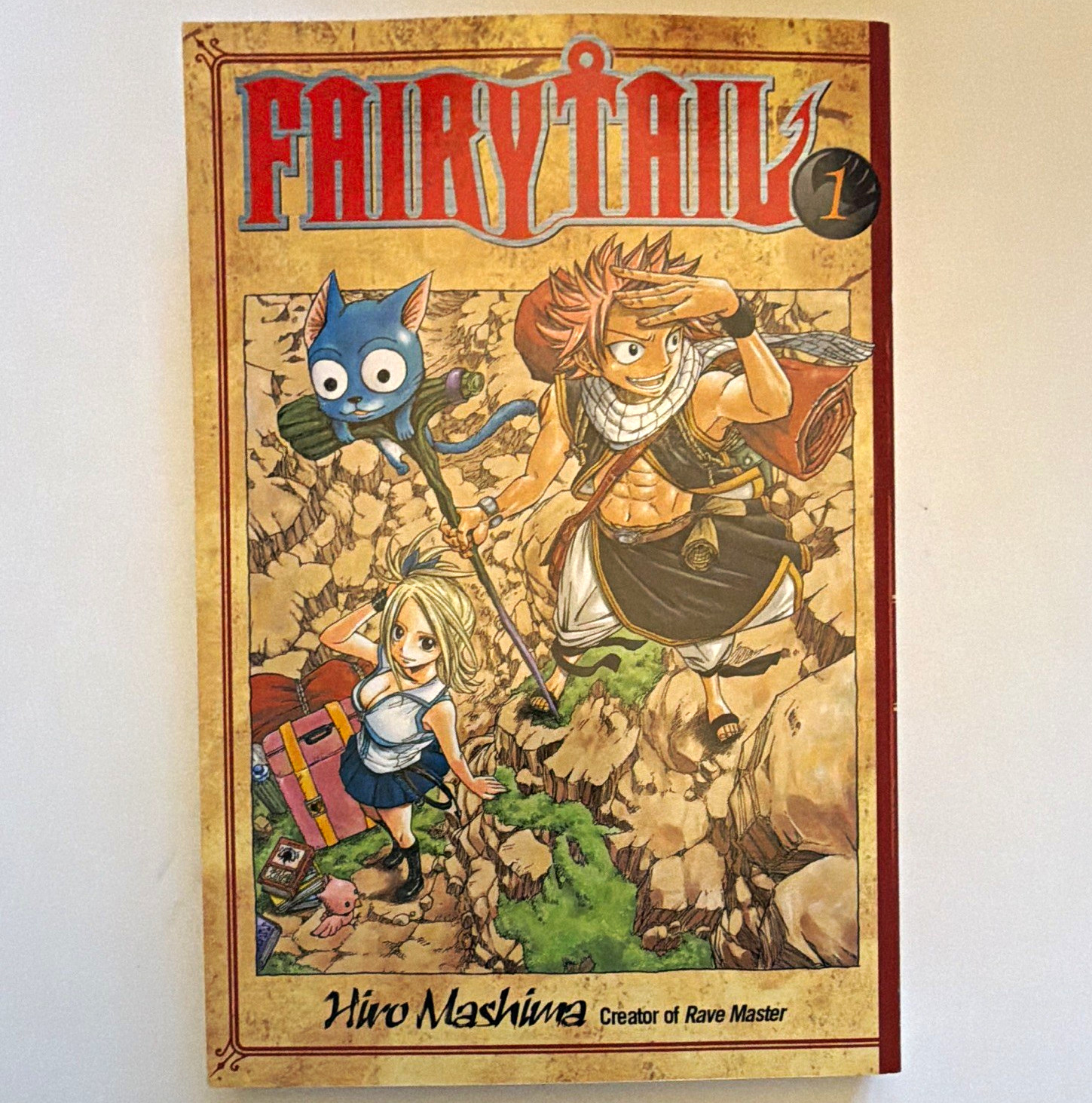 Kodansha Comics Fairy Tail Vol 1 #1 Hiro Mashima Manga 2008 English FIRST PRINT 