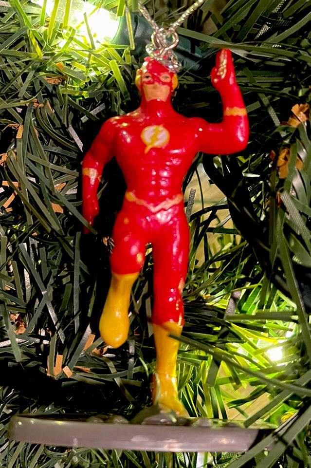 2026 Speedy FLASH Christmas Tree Ornament DC Comics Justice League New 2.5”