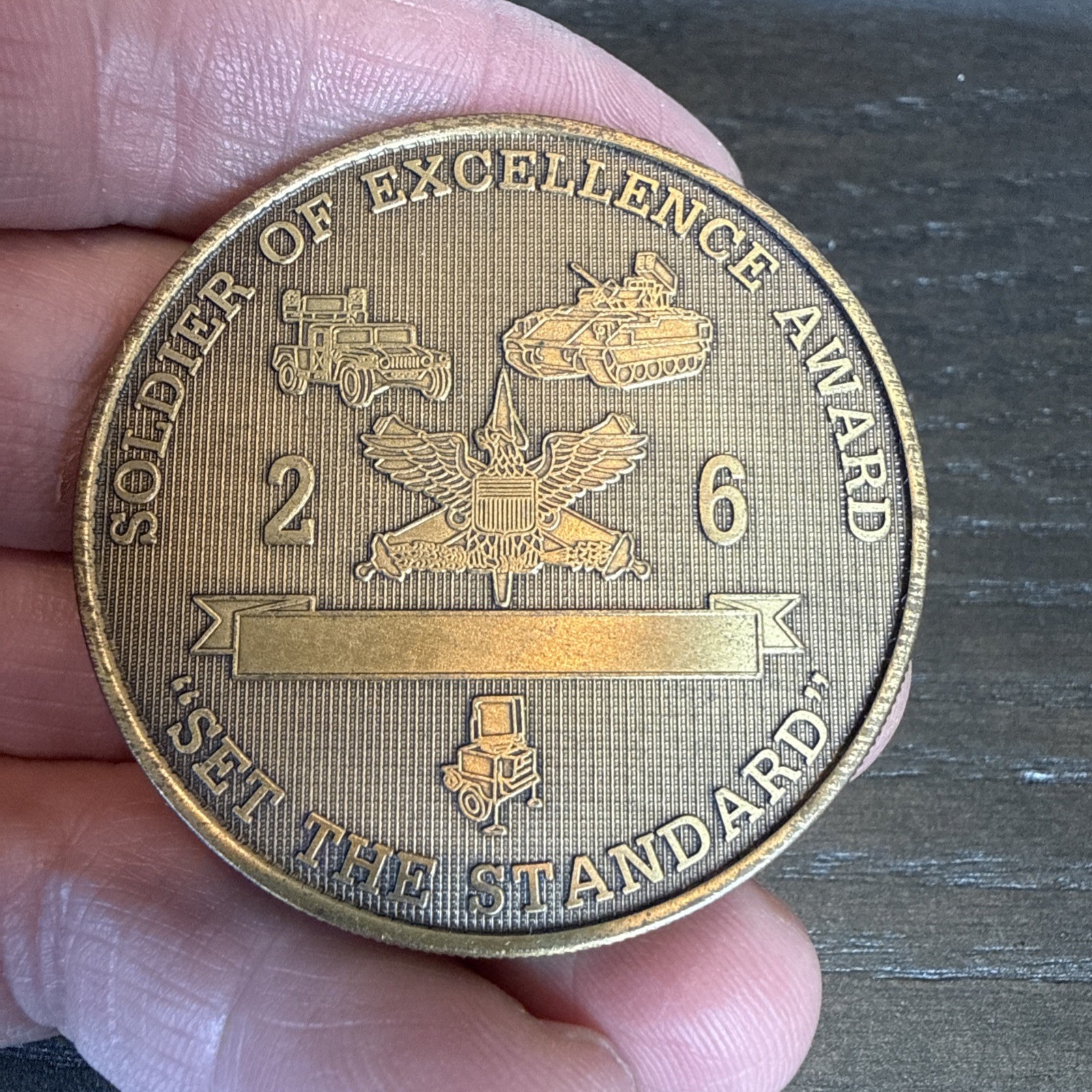 2nd Battalion 6th Air Defense Artillery Commanders Award Challenge Coin