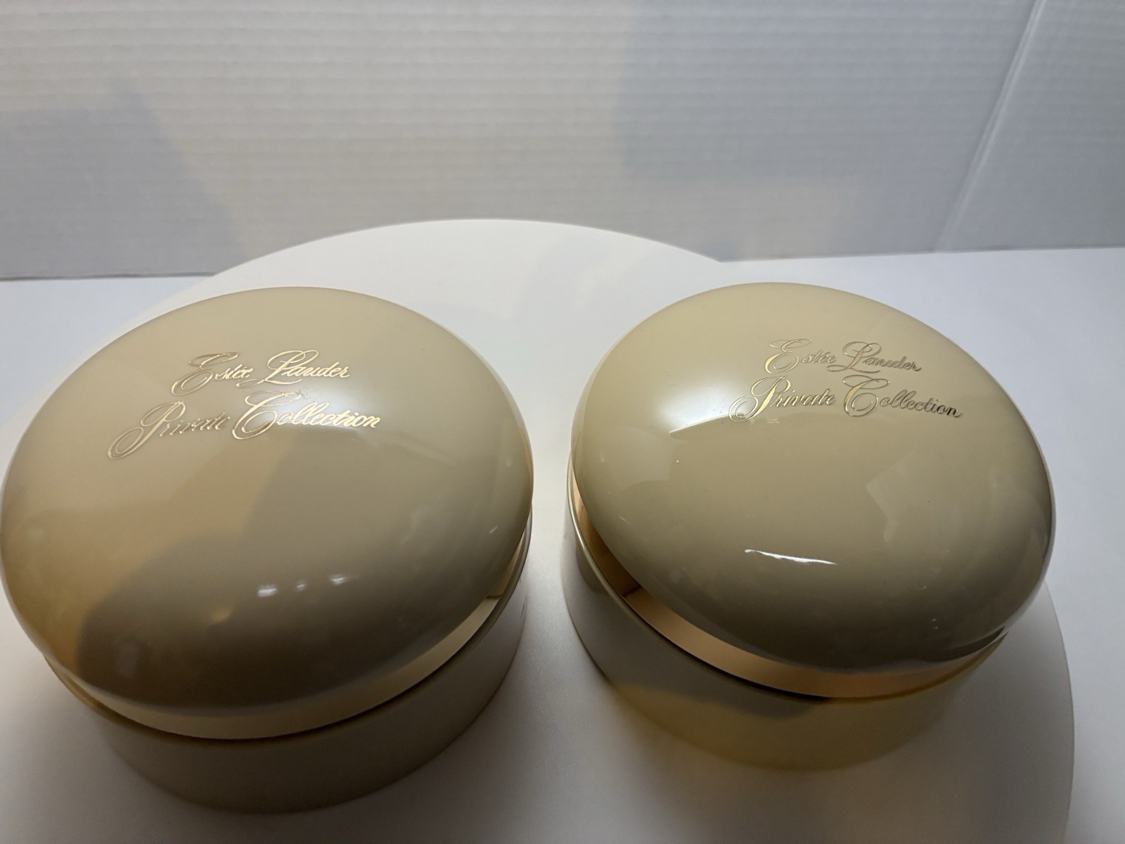 2x Vintage Estee Lauder Private Collection FOAMING BATH GRAINS 8 oz each SEALED