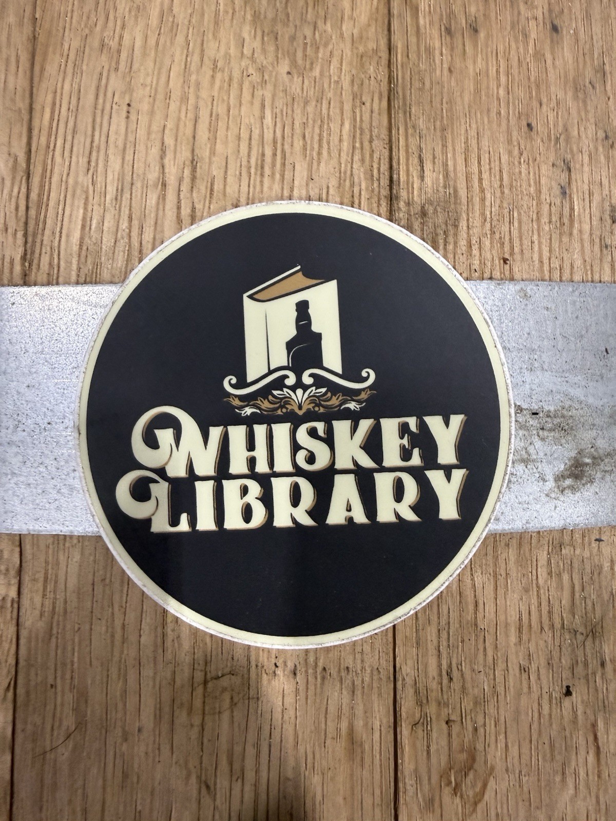 Whiskey Library 3x3 BOURBON Self-Adhesive Patriotic Print Sticker Vinyl