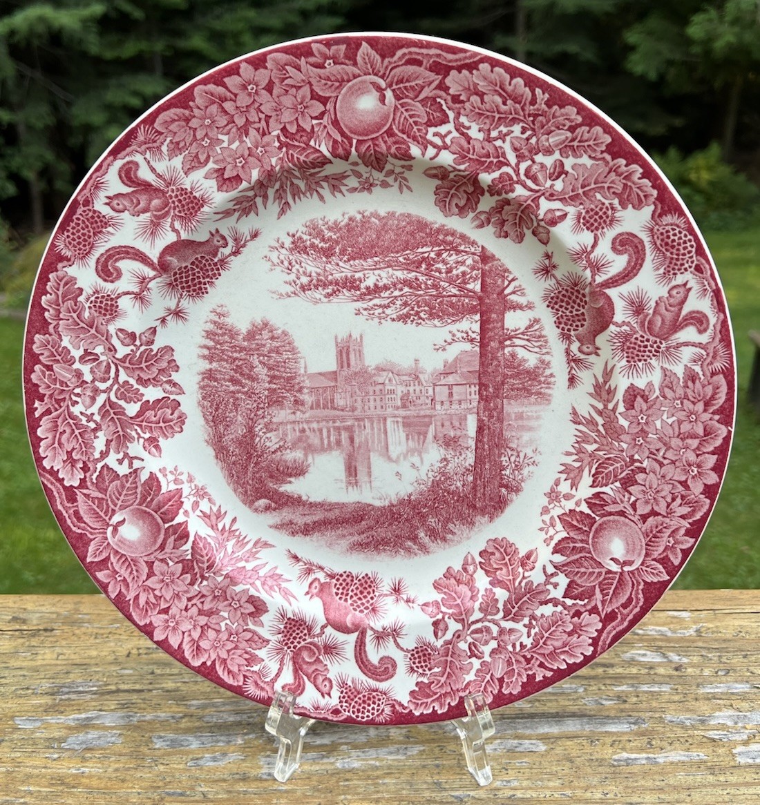 Antique Wedgwood Plate St. Paul’s School 1928 The Chapel Across The Pond