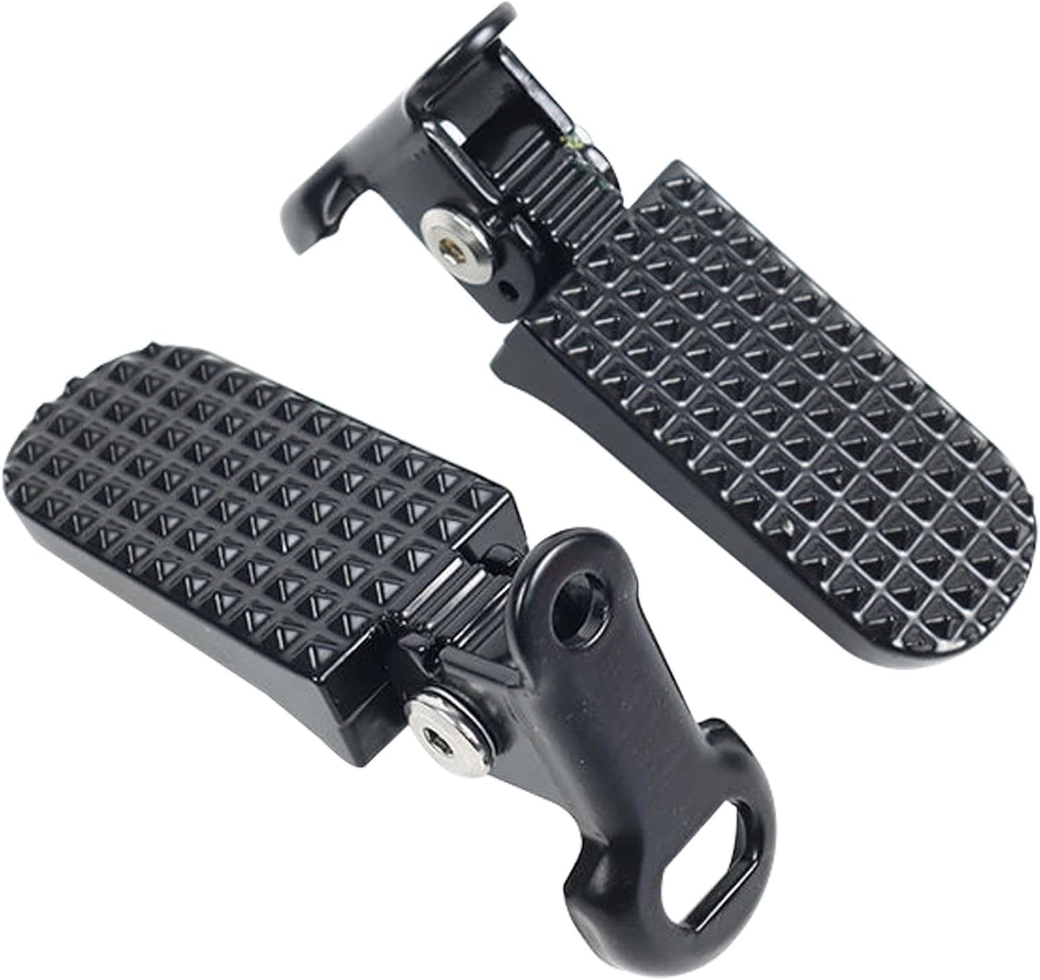 SYCOOVEN 1 Pair Mini Bike Foot Pegs, Universal Rest, black SYCOOVEN 1 Pair Mini Bike Foot Pegs, Universal Rest, black