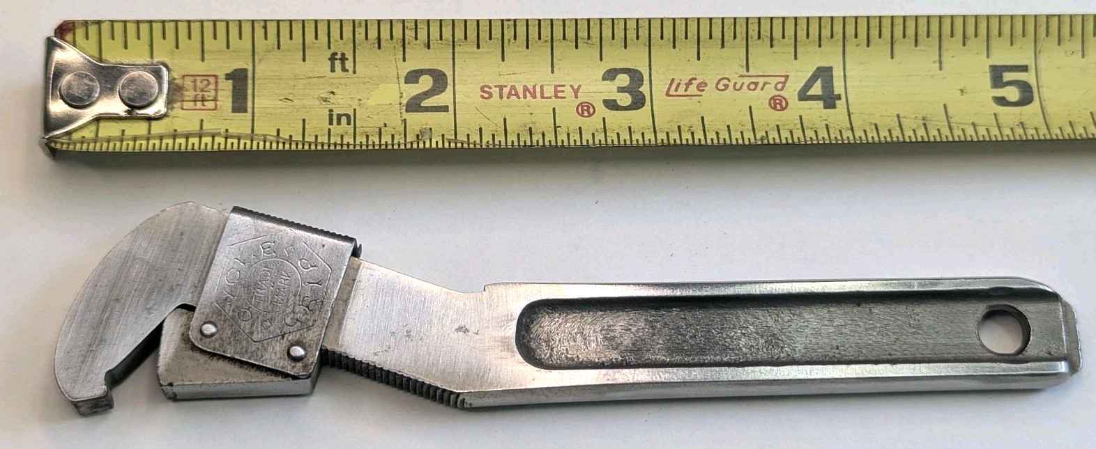 Vintage D H Carpenter Pat’d “Cycle GRIP” Adjustable Pipe Wrench 