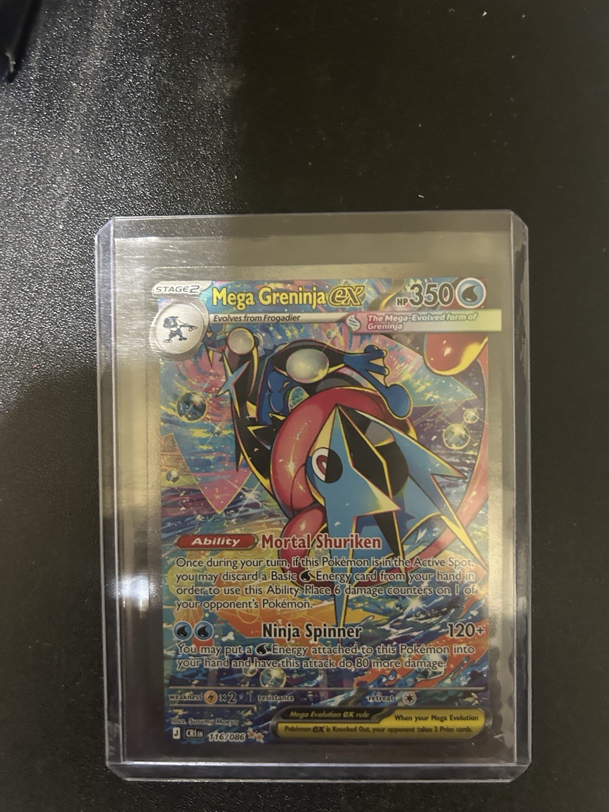 Pokemon TCG Chaos Rising 116/086 Mega Greninja ex SIR