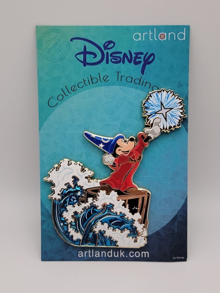 Artland Sorcerer Mickey Starstream Cutout Fantasia LE 300 Pin
