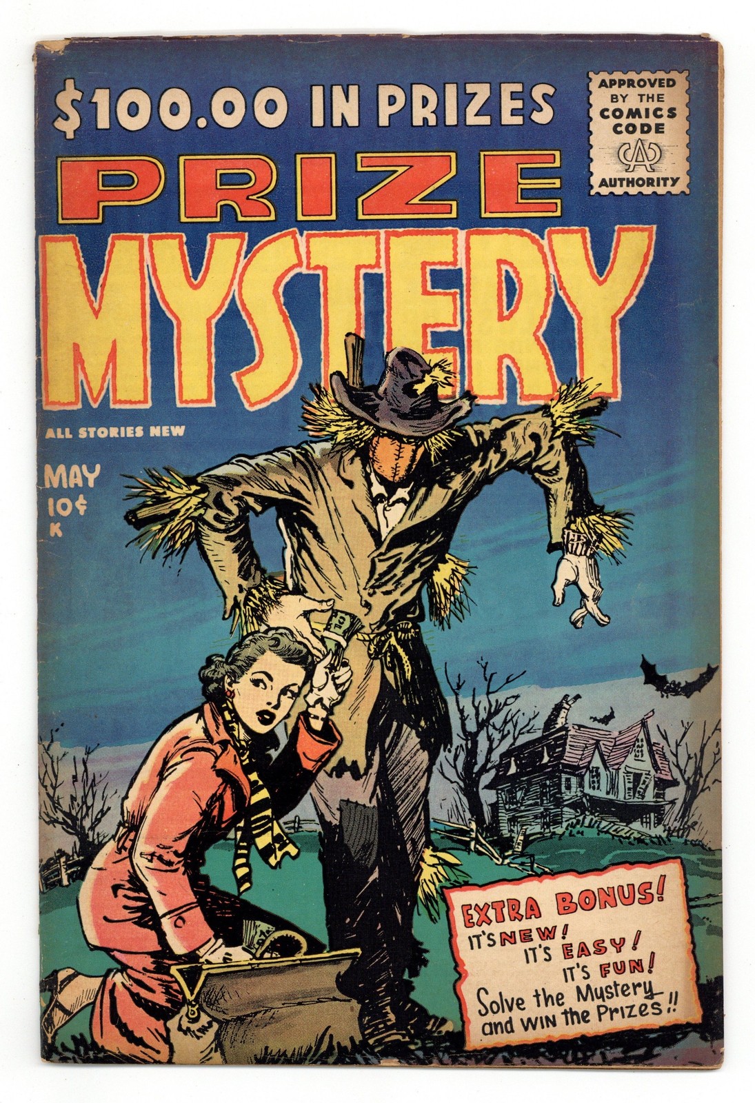 Prize Mystery #1 GD+ 2.5 1955