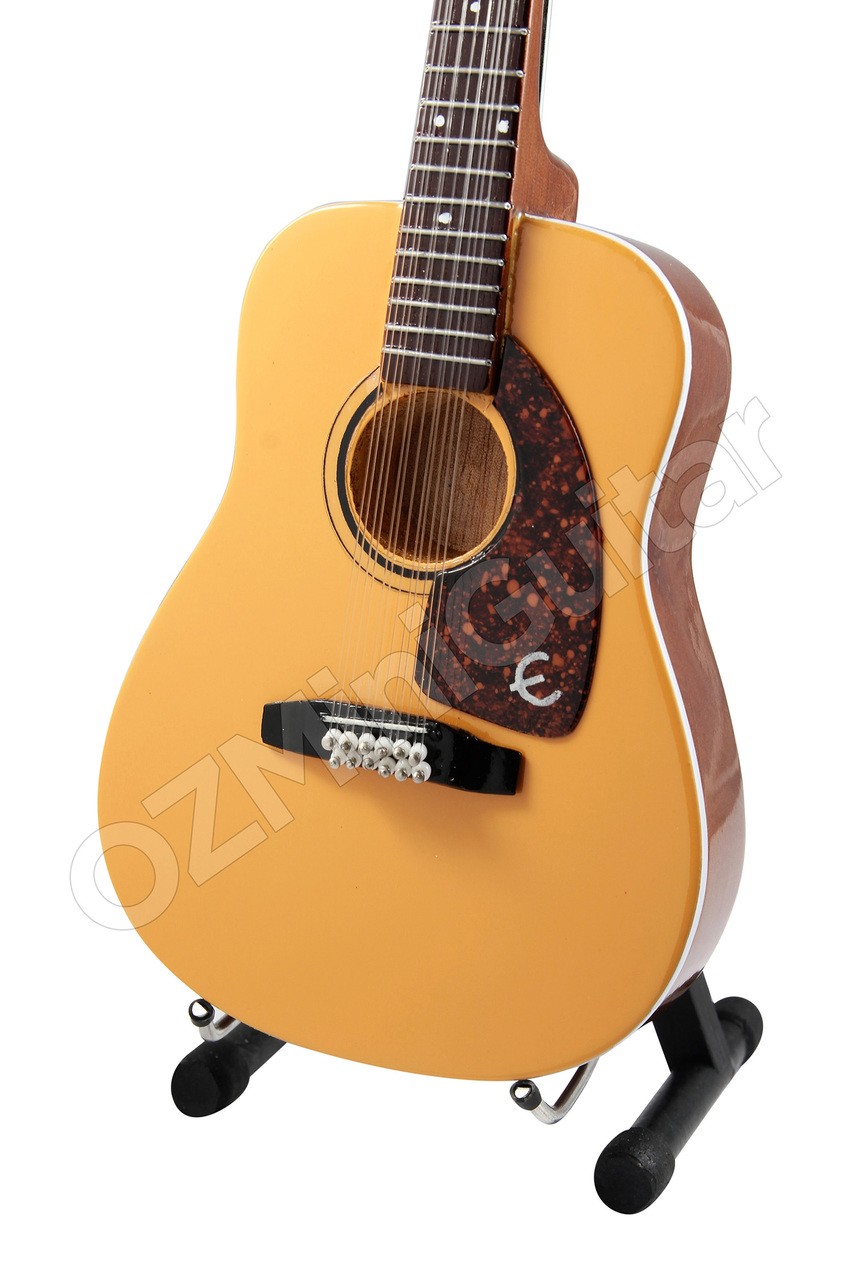 Miniature Acoustic Guitar Roy Orbison 12 String