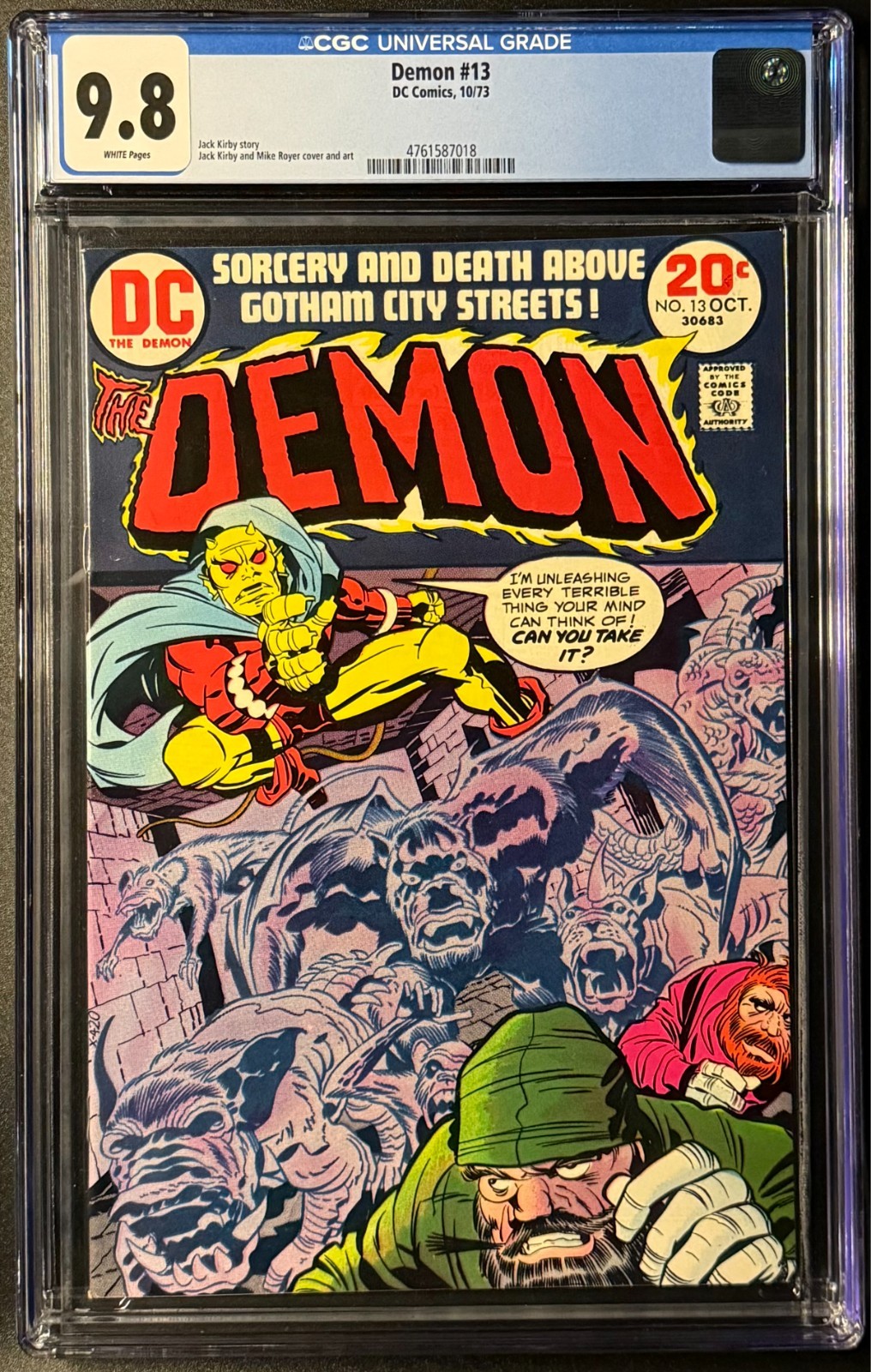 The Demon #13 (DC, 1973) CGC 9.8 WP Jack Kirby Story, Cover & Art