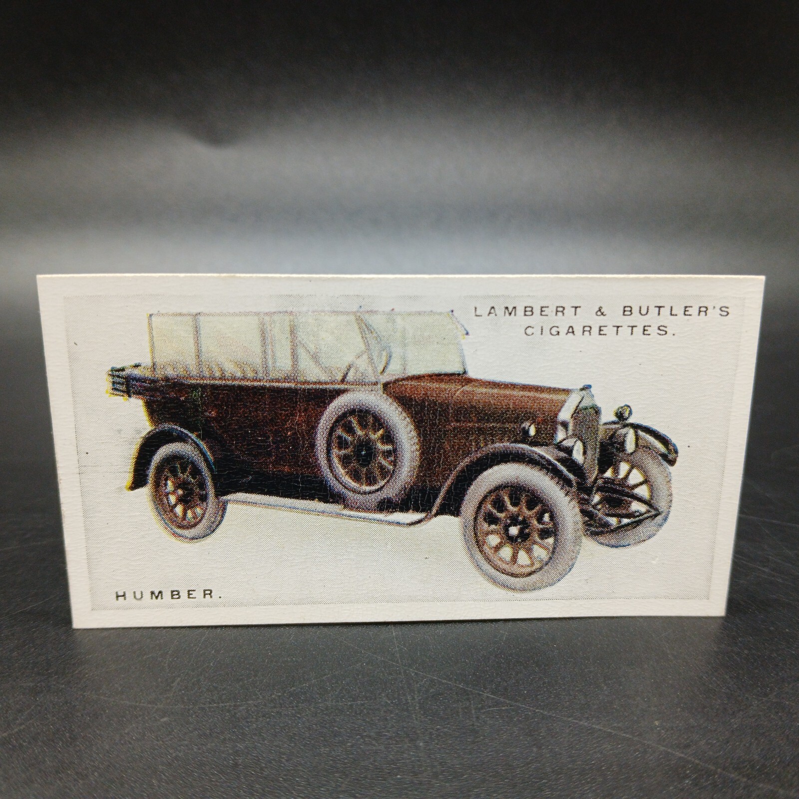 1926 Lambert Butler Antique Classic Motor Cars #26 Humber Tobacco Cigarette Card