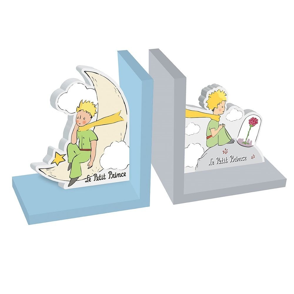 Le Petit Prince Wooden Bookends