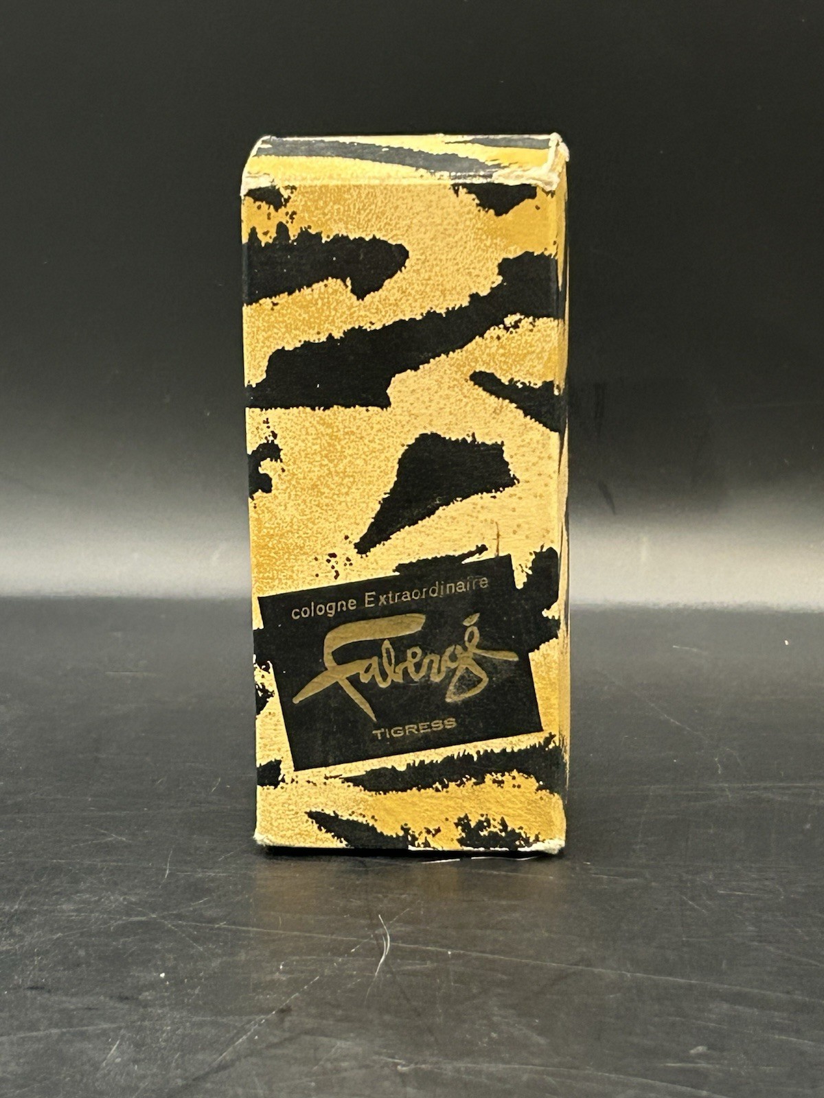 Vintage 1967 to 1976 Faberge Tigress Cologne Extraordinaire 1 oz Splash w/ Box