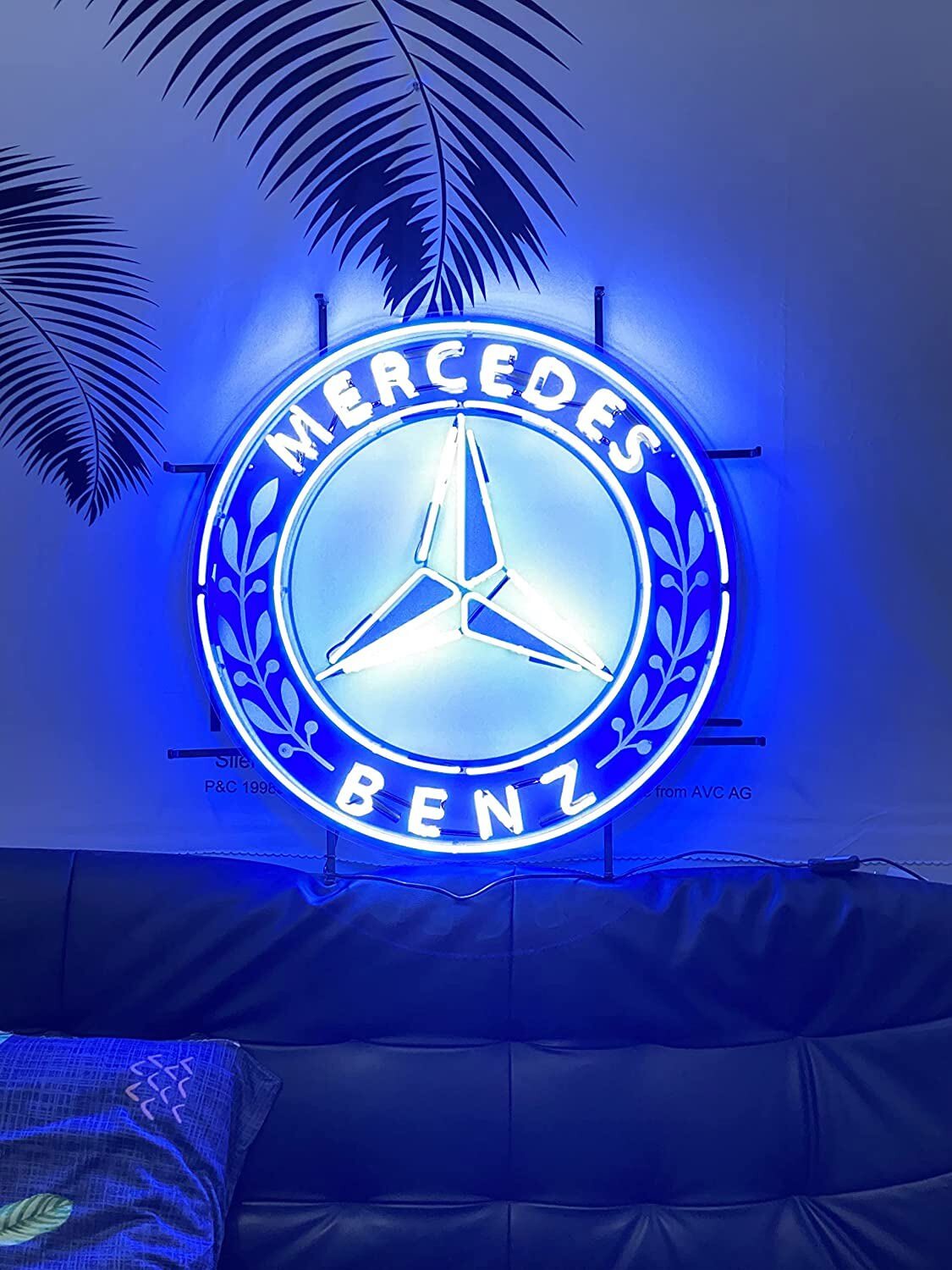 Mercedes Benz Auto Car Garage Lamp Neon Light Sign 24