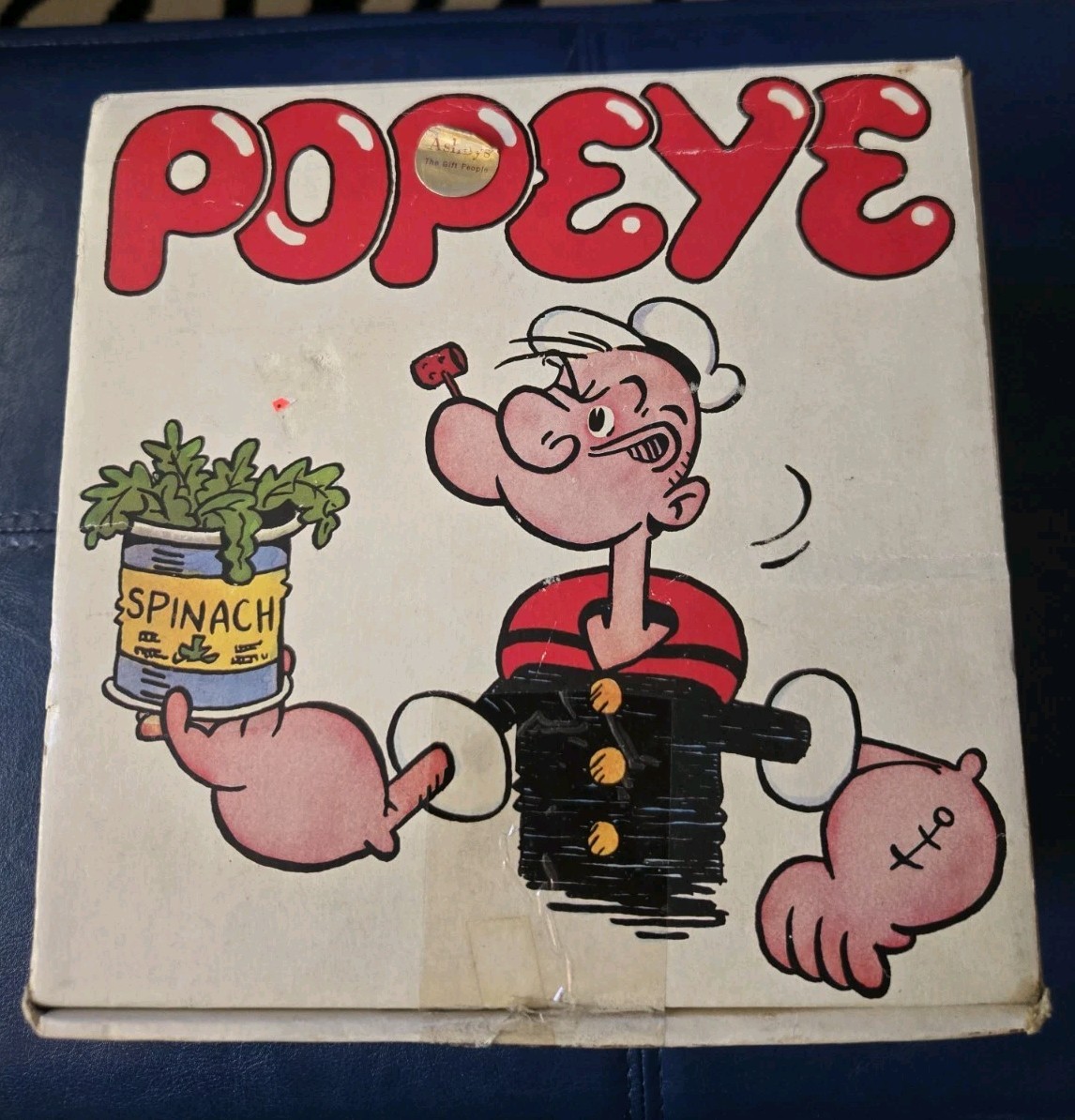 Popeye The Sailor Man King Plate Mug Cereal Bowl Set 1980 Vintage