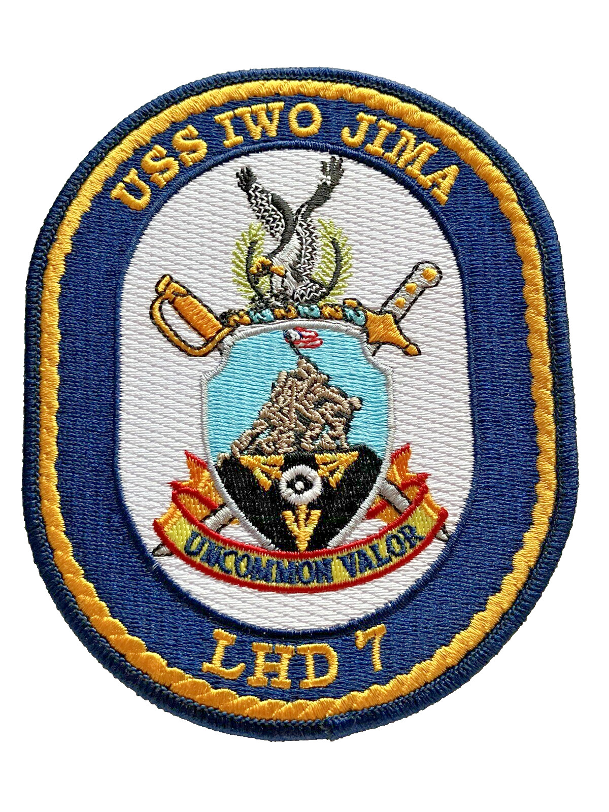 Ship's crest patch of USS IWO JIMA (LHD-7)