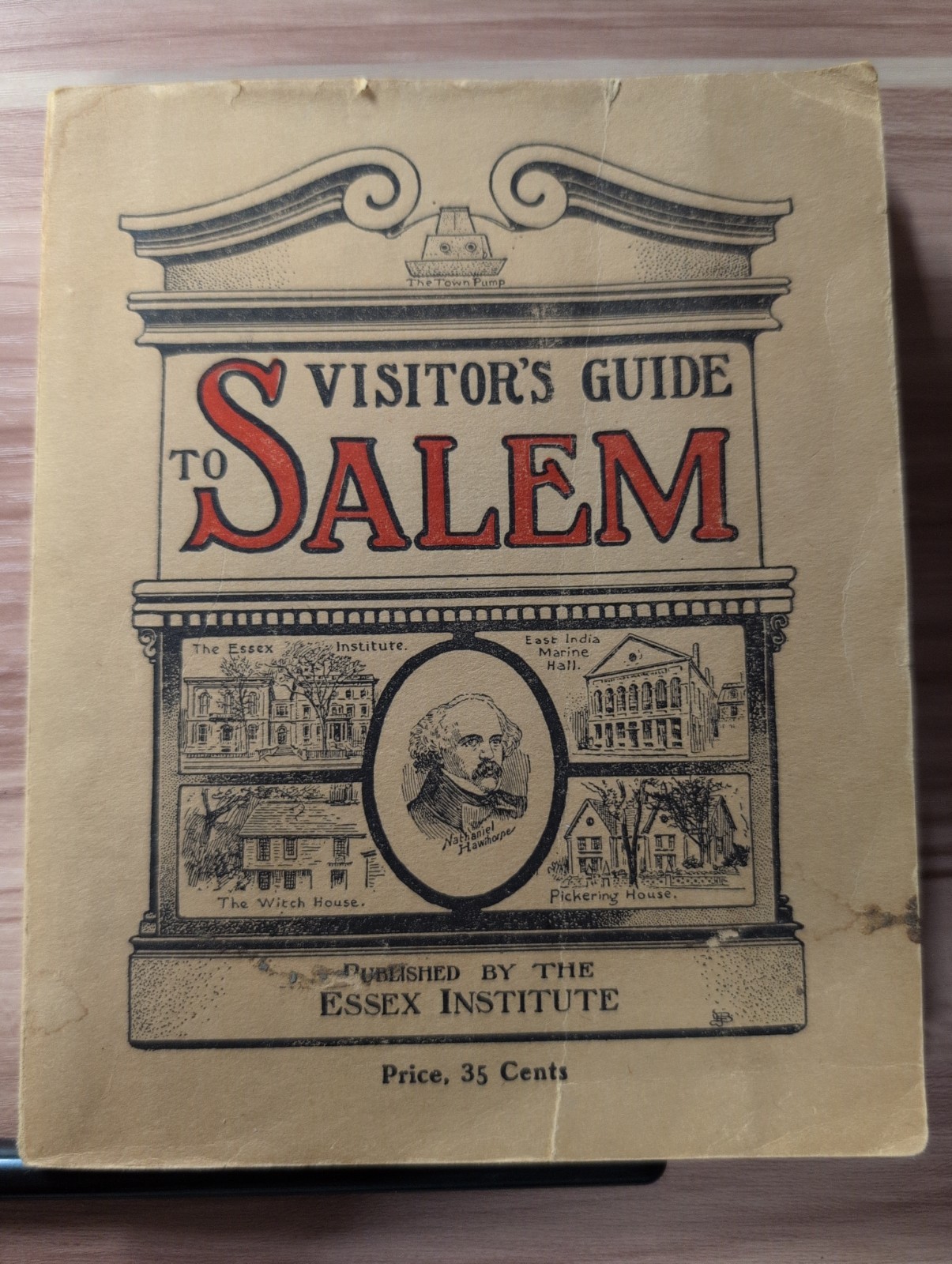 Vintage 1927 Visitor's Guide to Salem MA Book - Intact March 1923 Map Included