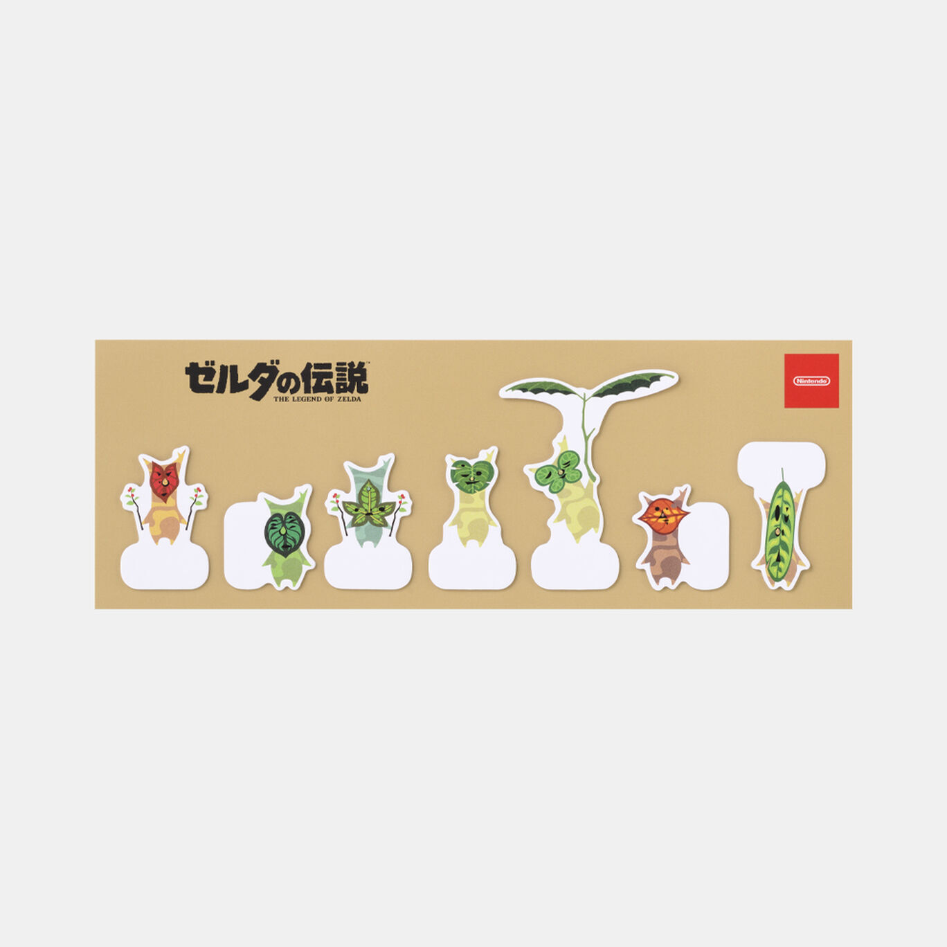 Nintendo Store Zelda Korok Sticky Notes Die-Cut Set Office Stationery JDM New