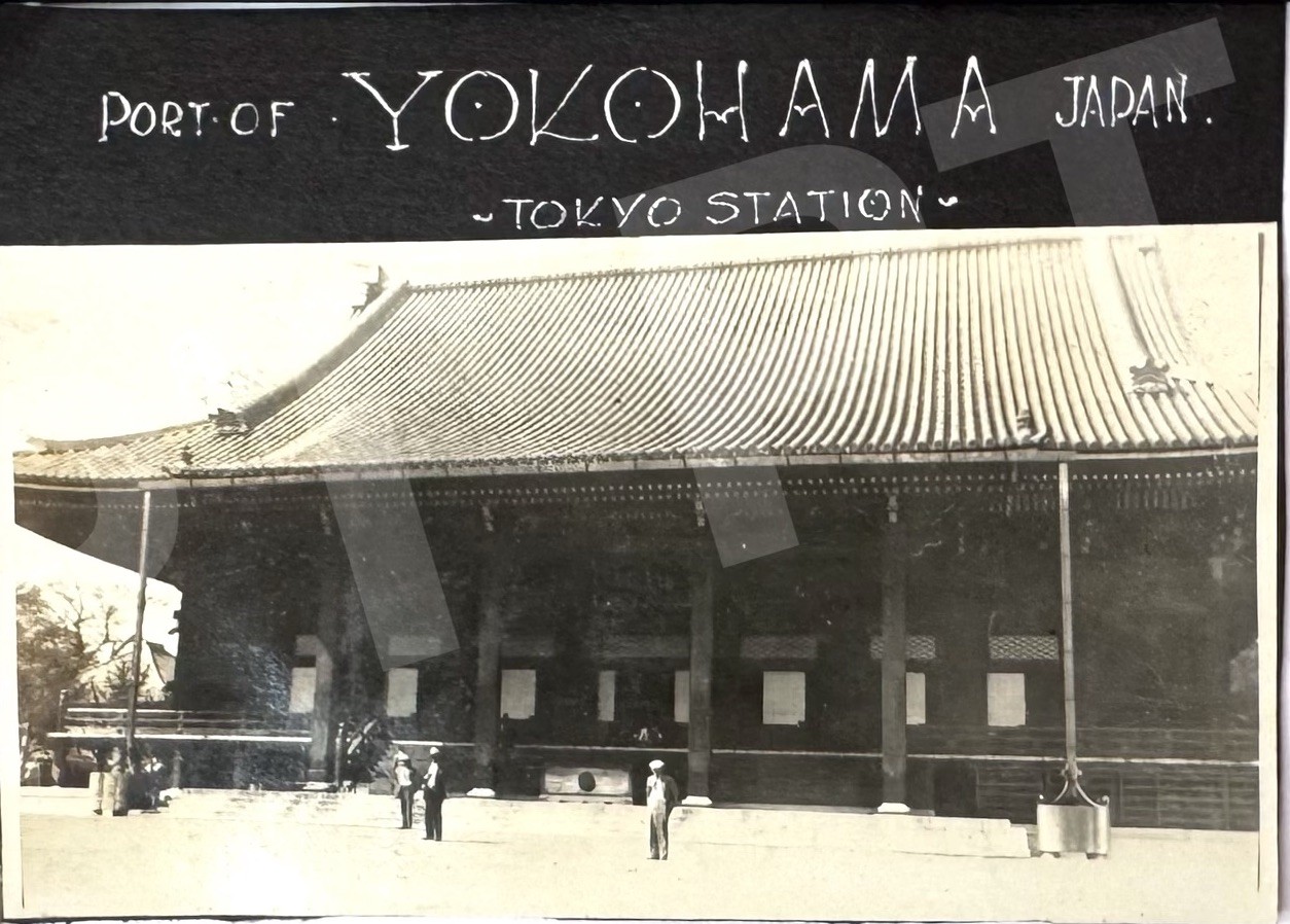 Antique 1931 Photo - Tokyo Station - Japan - Original