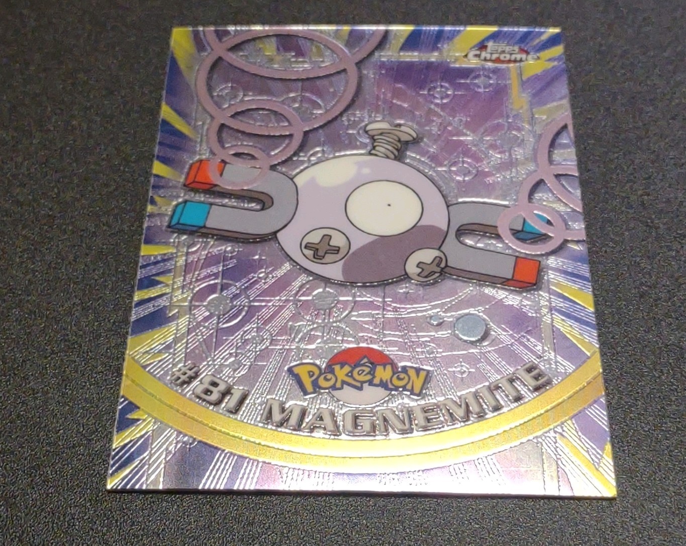 Topps 2000 Topps Chrome Pokémon TV Animation Edition #81 Magnemite Hologram