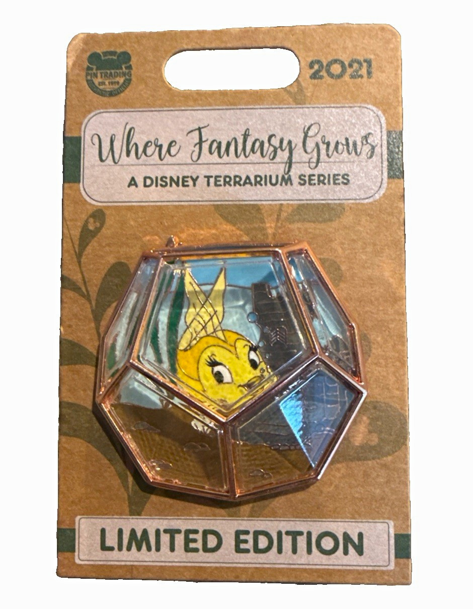 Disney Pinocchio Where Fantasy Grows Terrarium Series 2021 LE Pin, Single