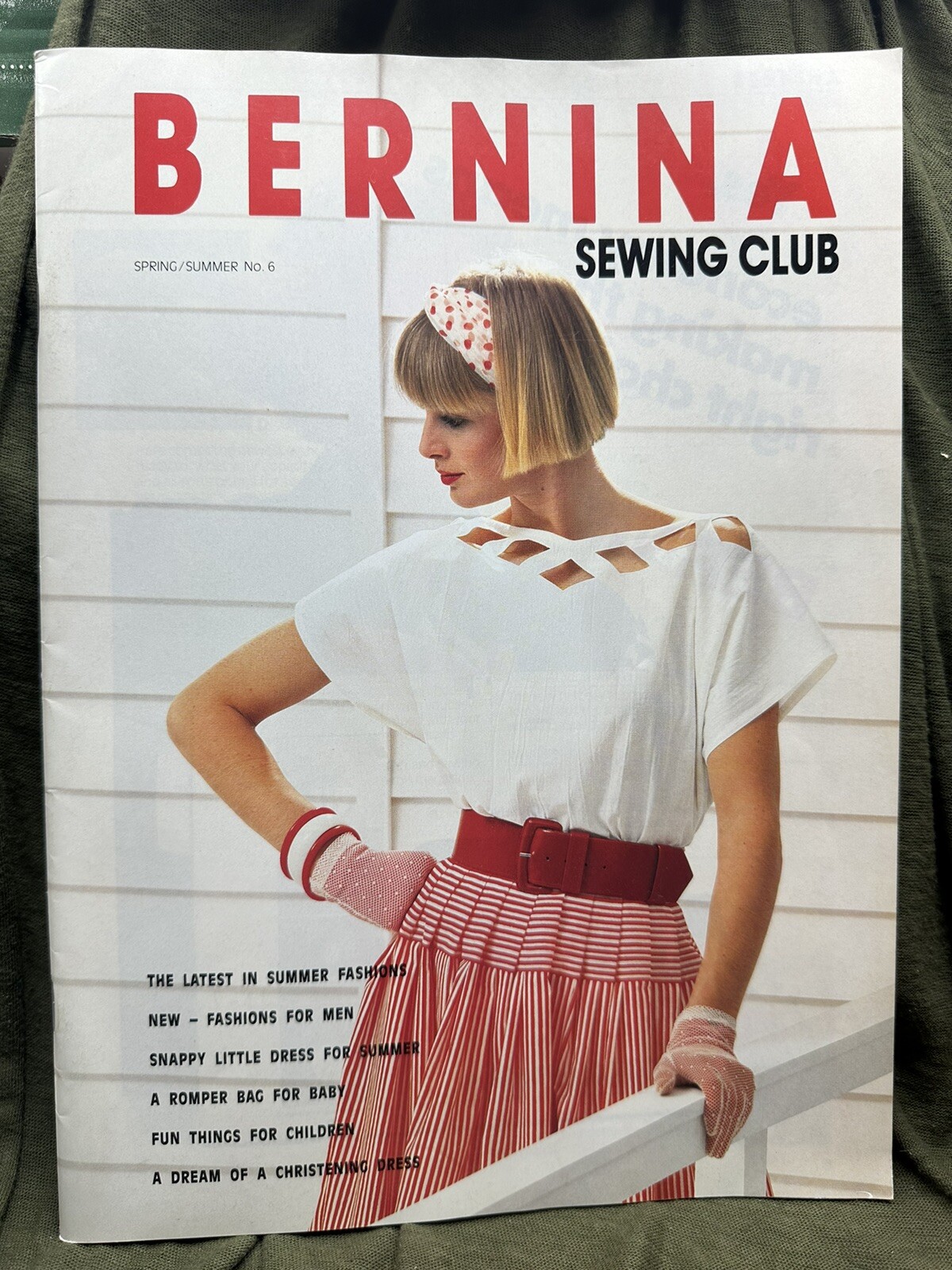 Bernina Sewing Club No 6 Spring/Summer 1986 - Latest in Summer Fashions