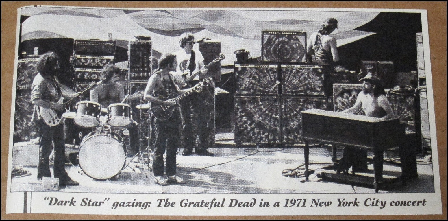 1994 The Grateful Dead New York 1971 RS Clipping Photo 4.75\
