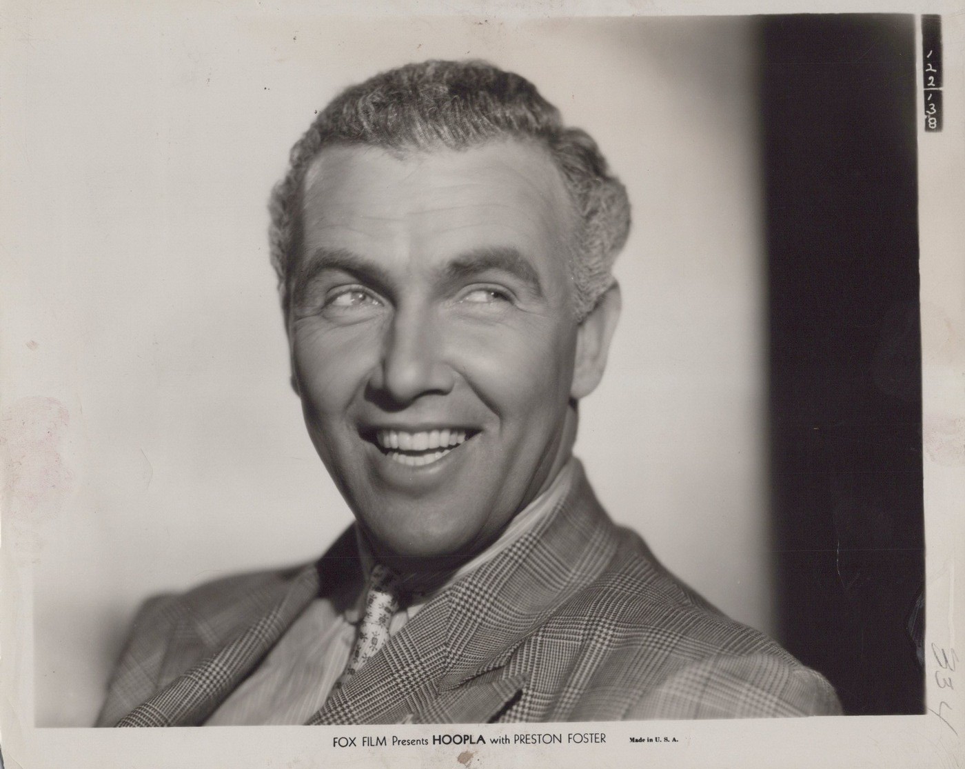 Preston Foster Hoopla Fox Film Pre-Code Hollywood Actor 1933 - Original Photo