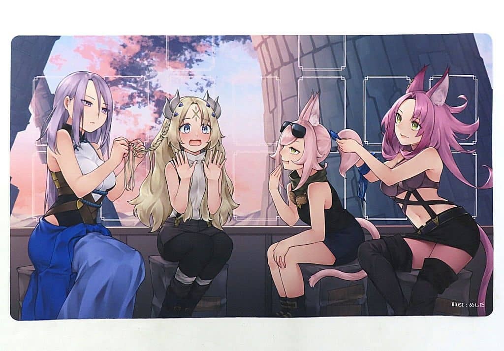 Yu-Gi-Oh Ecclesia & Fleurdelis Playmat (Meshi) Japan Used Japan