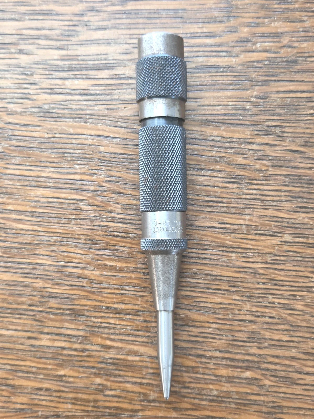 Starrett No. 18-C Automatic Center Punch Machinist Tool USA 