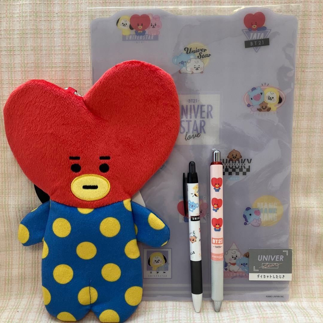 BT21 TATA 4 piece stationery set #013647