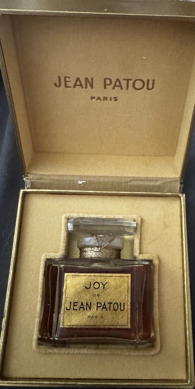Jean Patou Parfum Joy-1/2 Oz/15ml, France, Seal Unbroken, Box, Velvet Liner 1973
