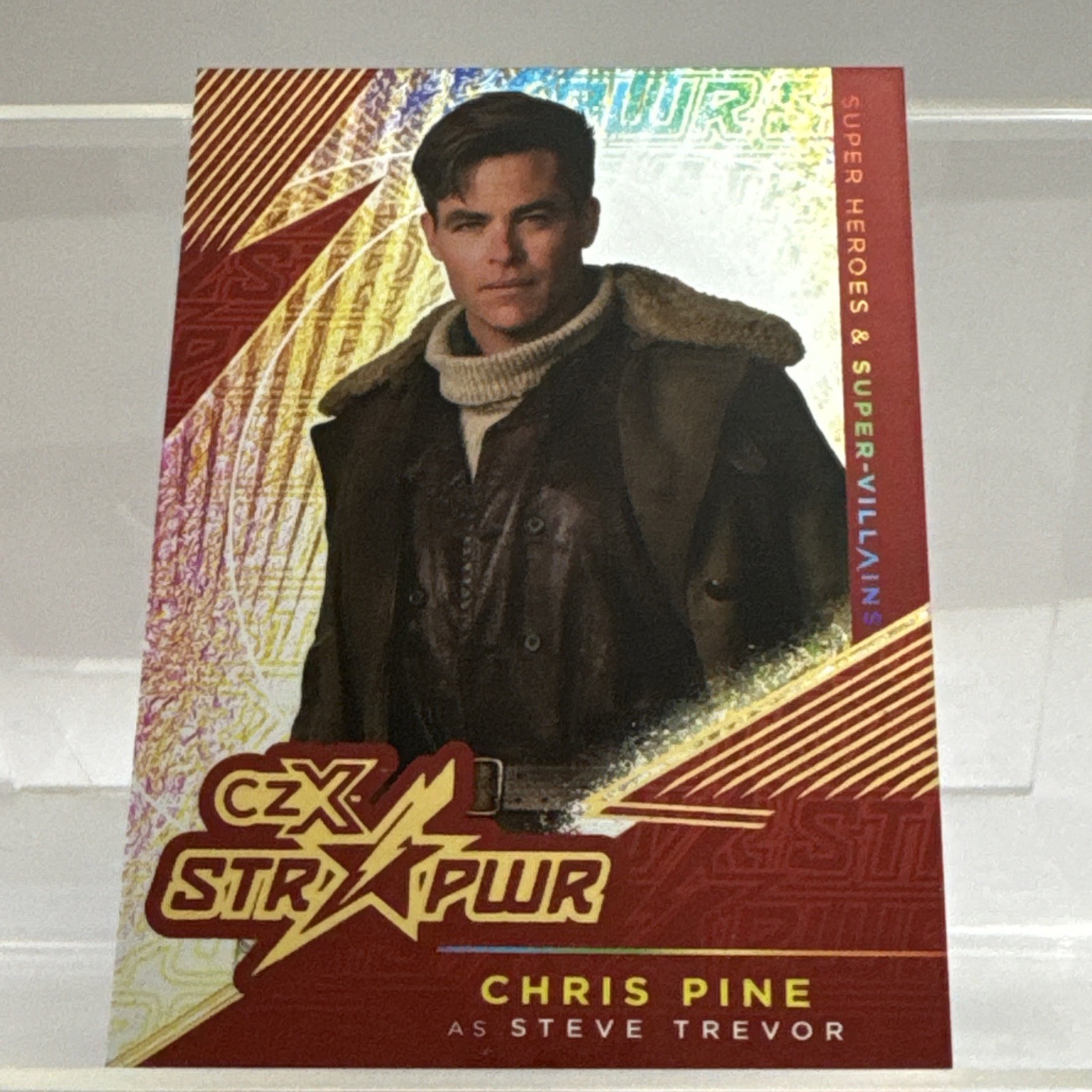 CZX STR PWR Super Heroes & Villains Red S20 Chris Pine Steve Trevor