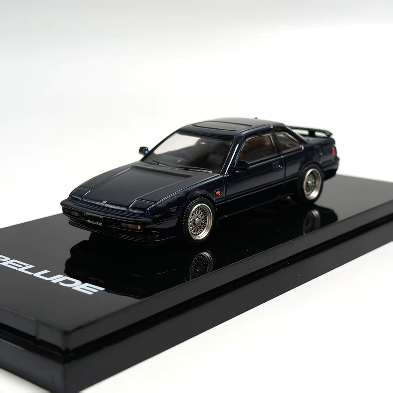 Diecast 1:64 Blue Prelude BA5 Si TCV Miniature Display Collectible Car