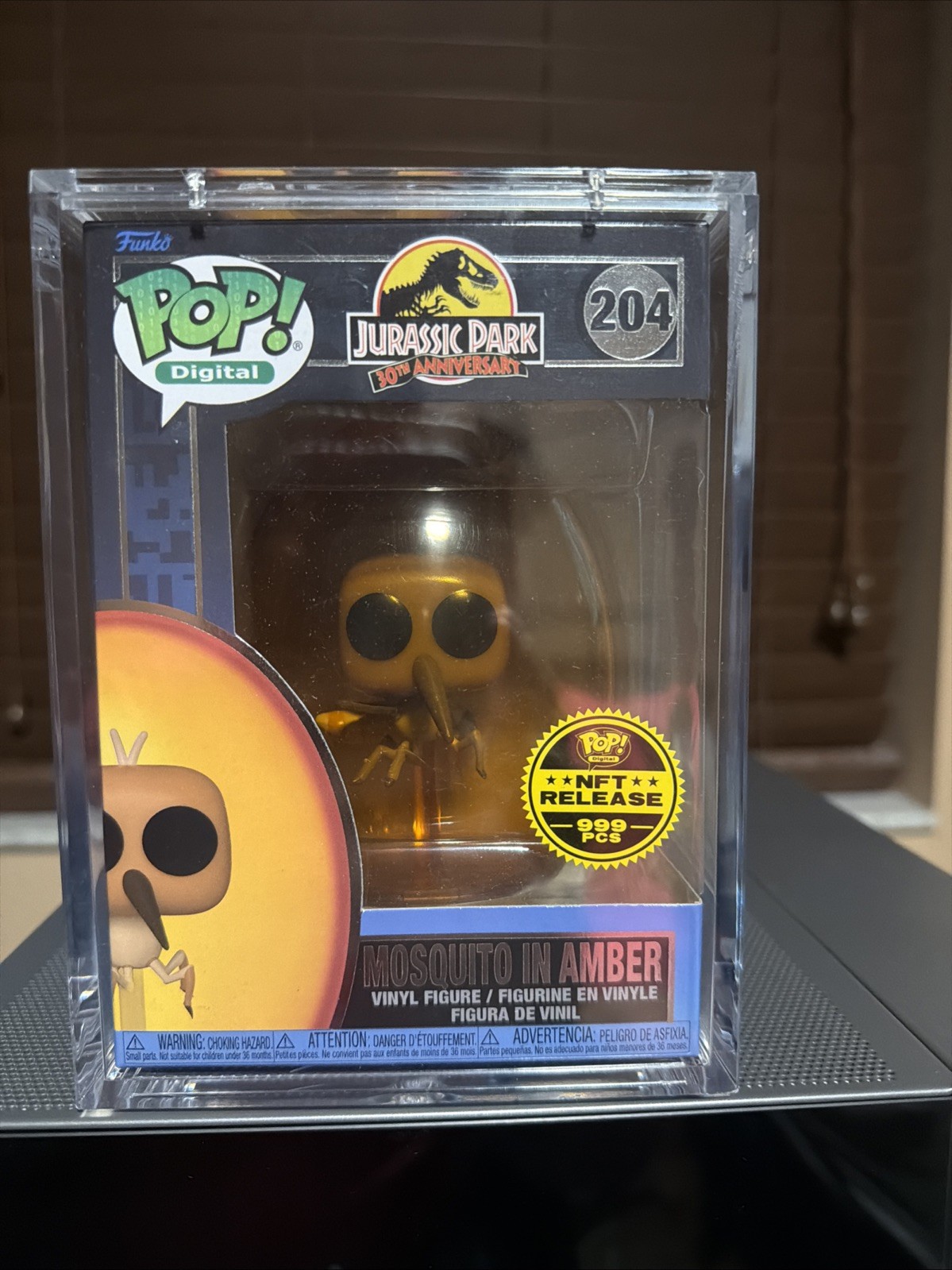 MOSQUITO IN AMBER JURASSIC PARK DIGITAL POP# 204 GRAIL LTD 999 MINT