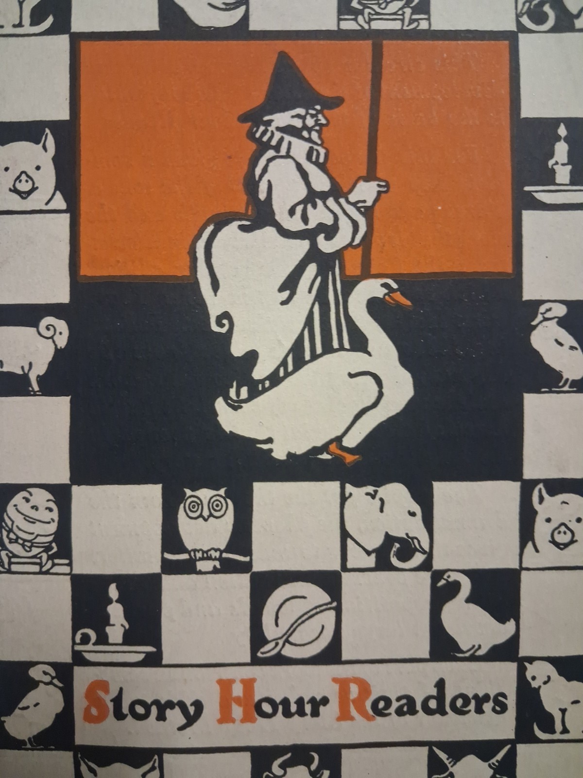 1913 Story Hour Readers CHILDREN'S Vintage American Book Co SPECIMEN SAMPLE