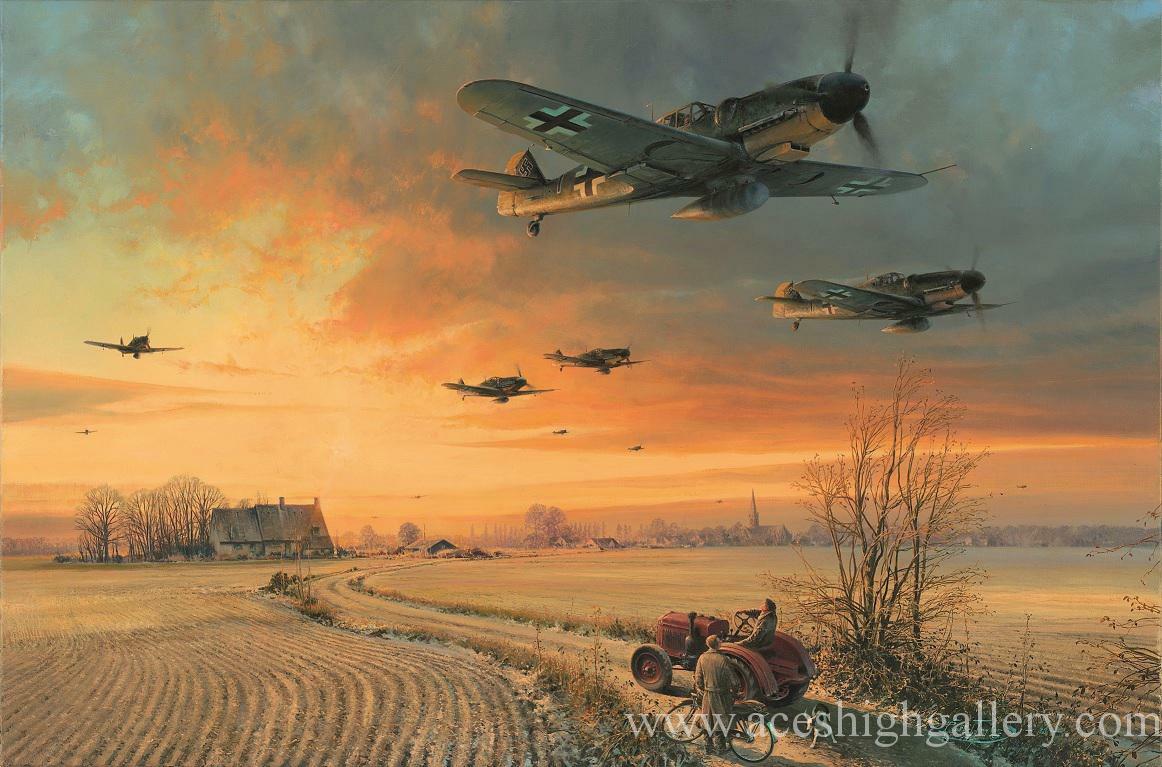 The Long Short Days by Robert Taylor Signed by Nine Luftwaffe Aces