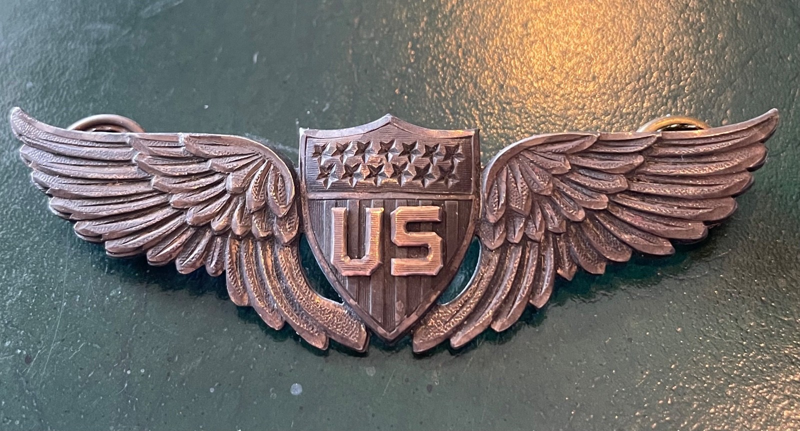 RARE WWI US ARMY AIR SERVICE PILOT WING 3\