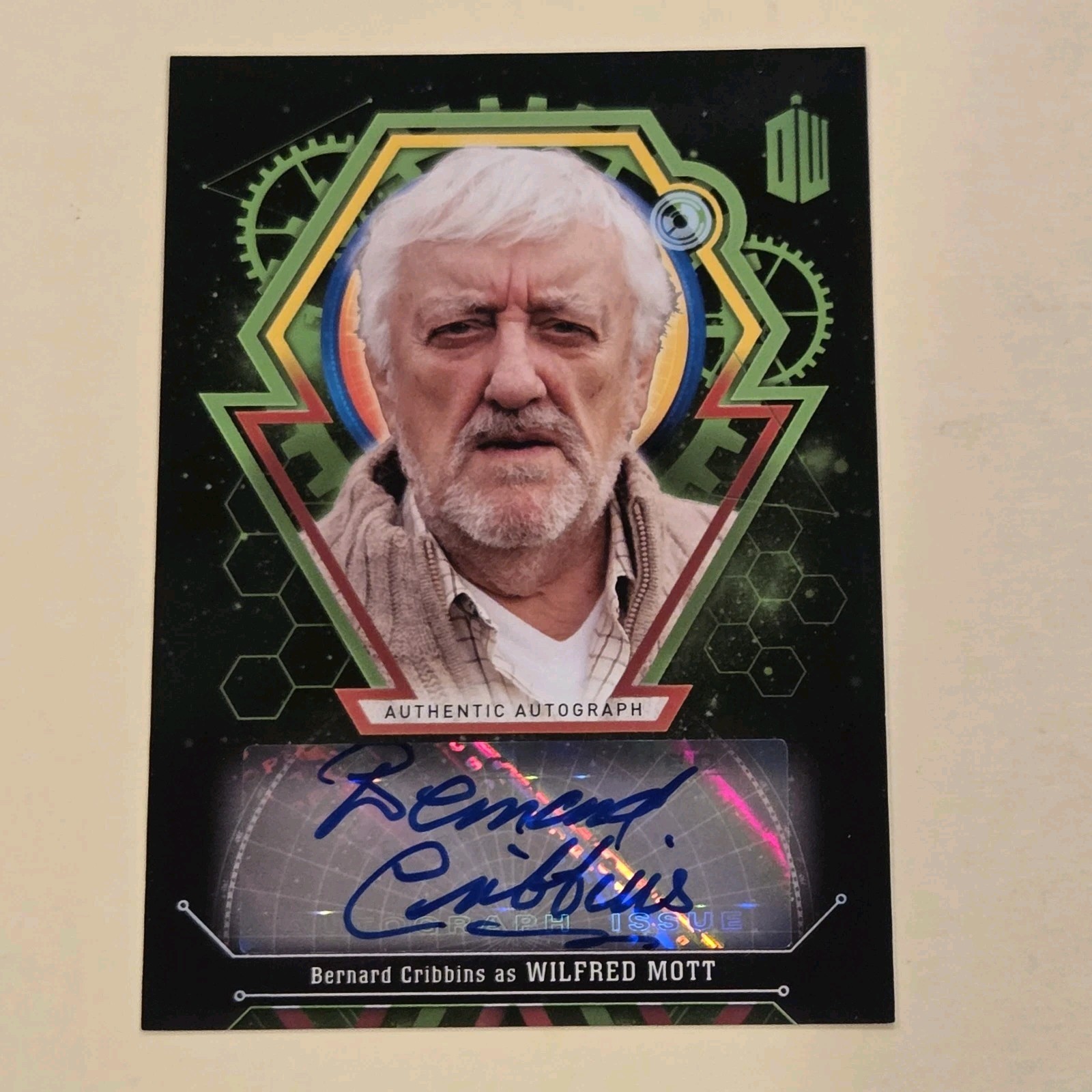 Topps Doctor Who Auto Bernard Cribbins Card Autograph Signed Fawlty Towers Dr